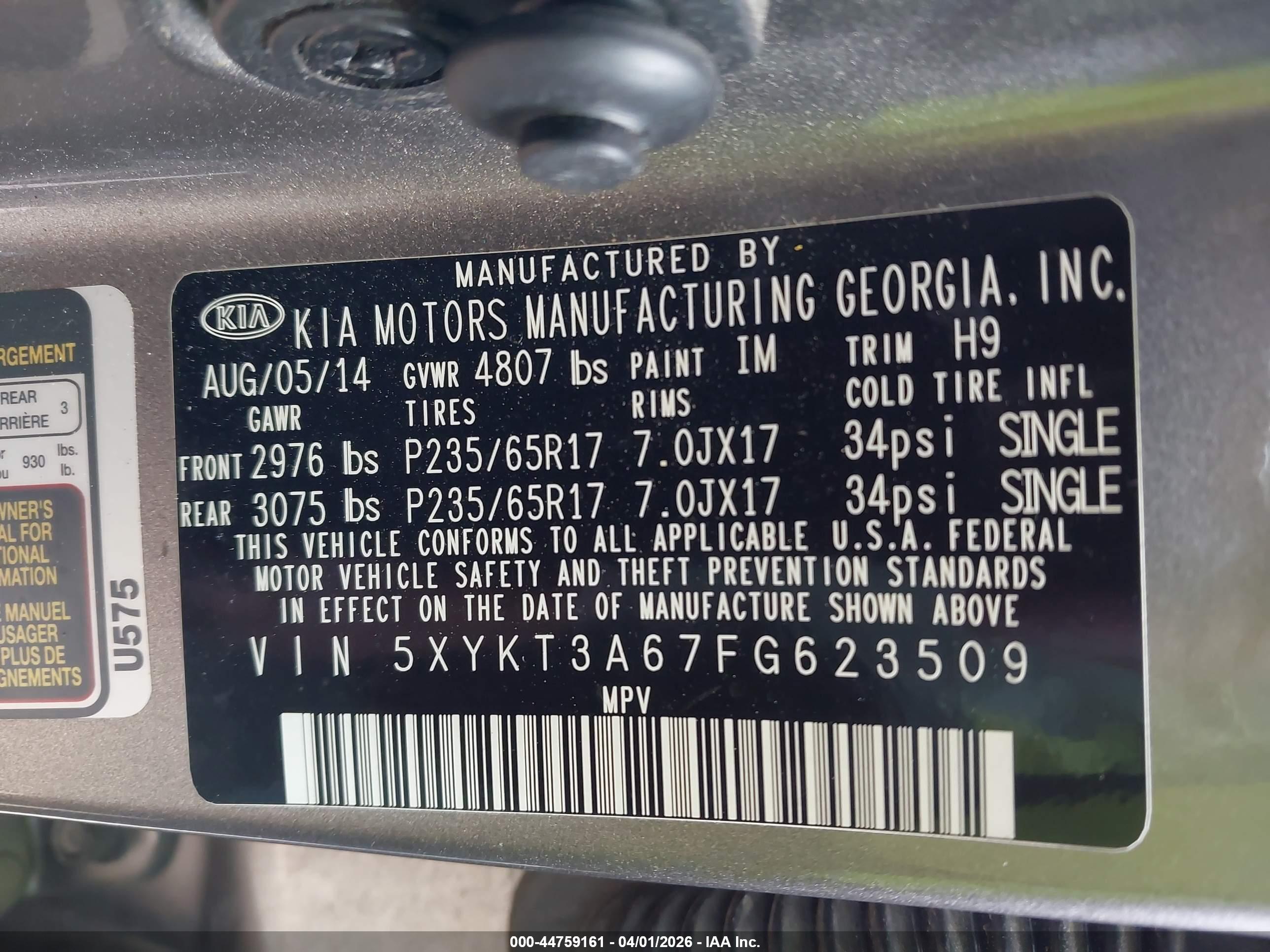 KIA SORENTO image 9