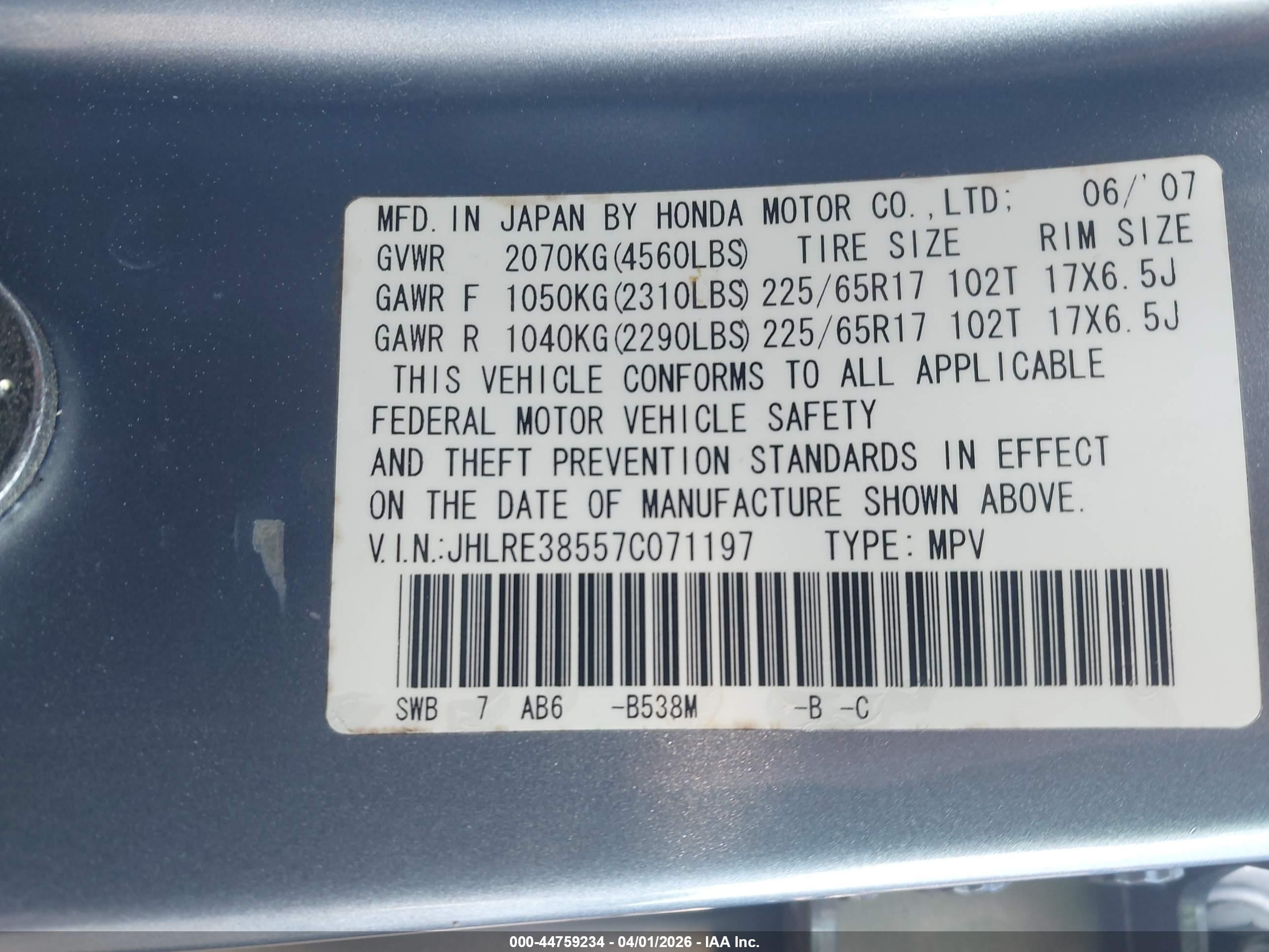 HONDA CR-V image 9