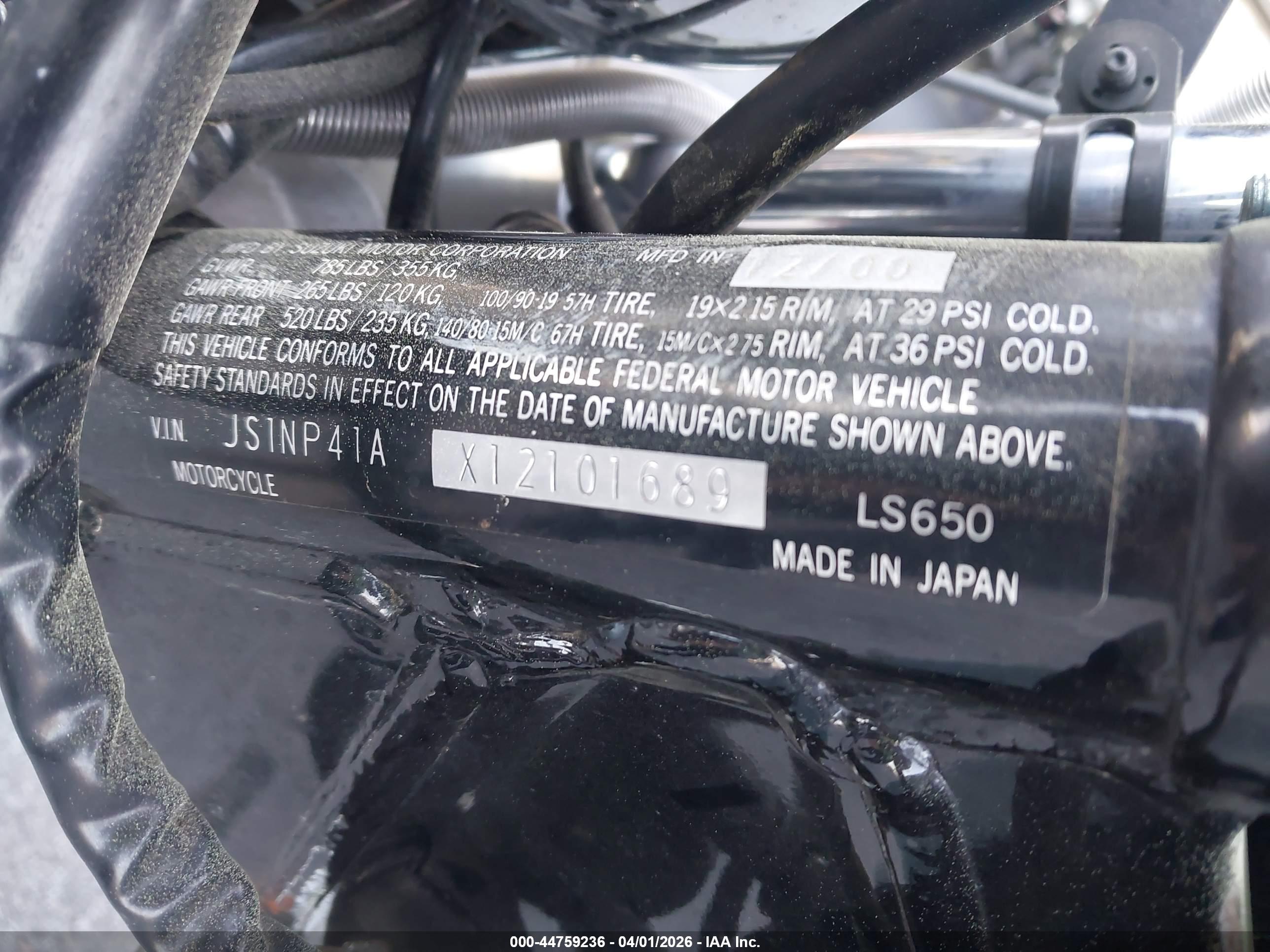 SUZUKI LS650 image 10