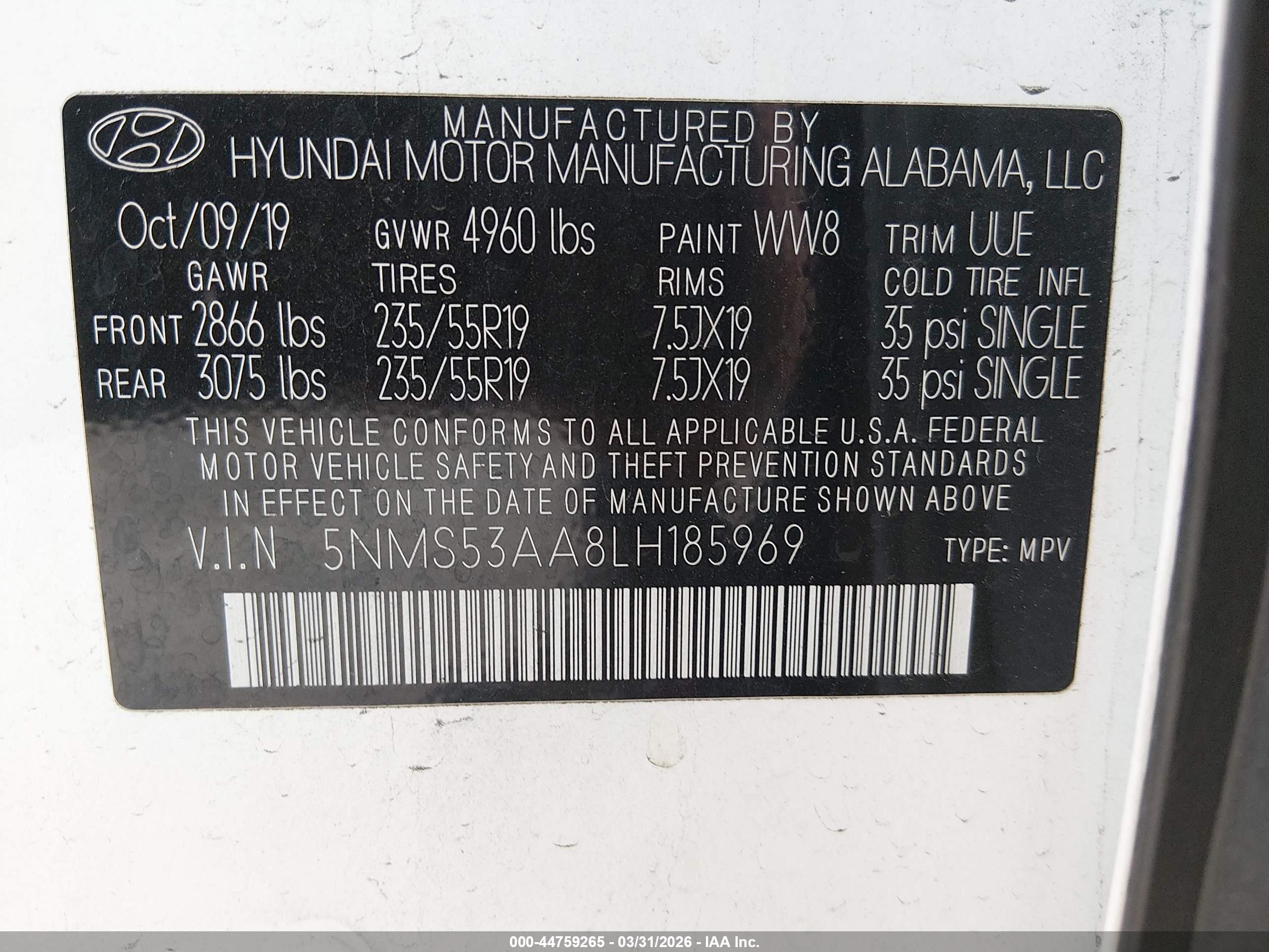 HYUNDAI SANTA image 9