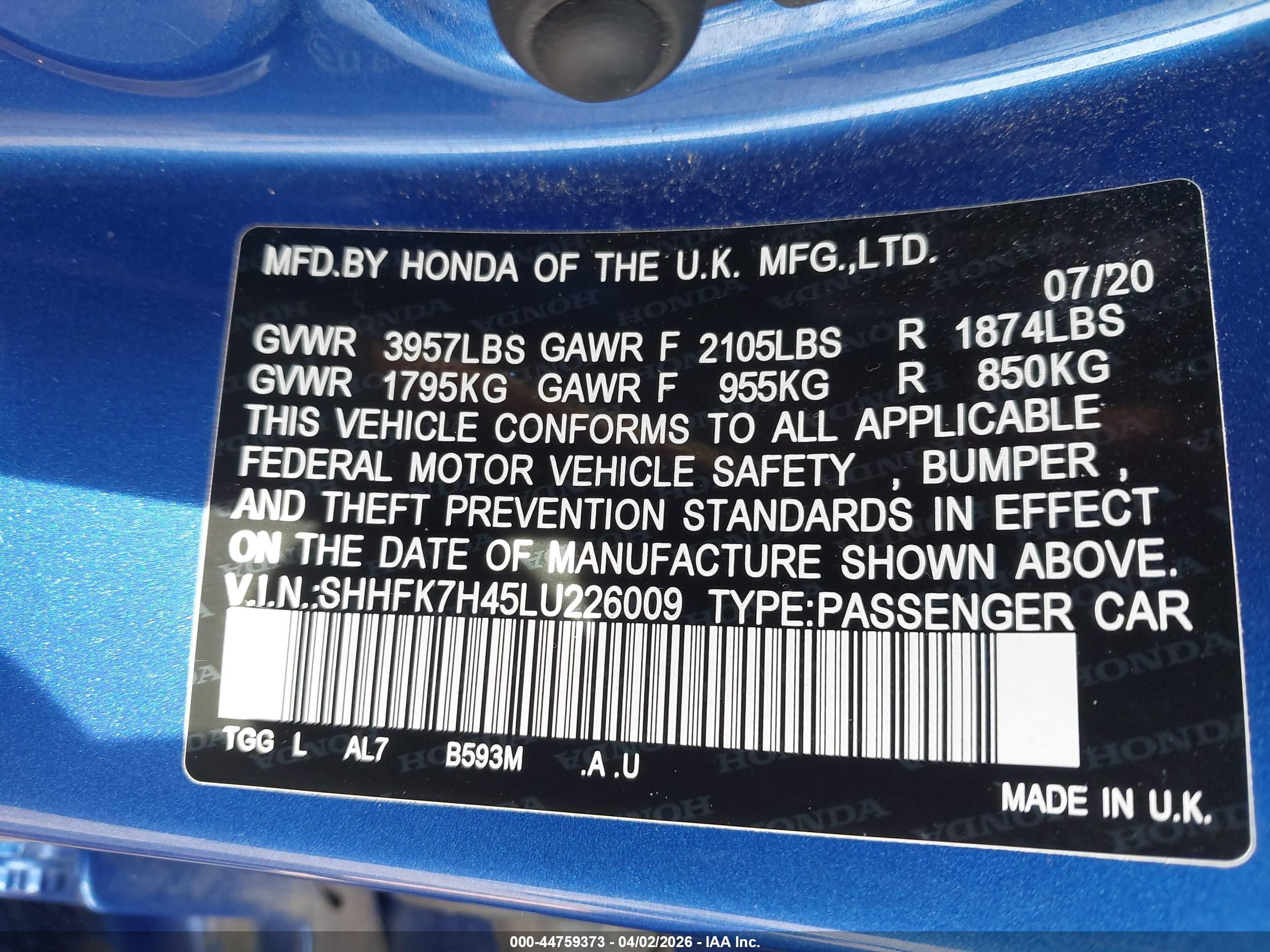 HONDA CIVIC image 9