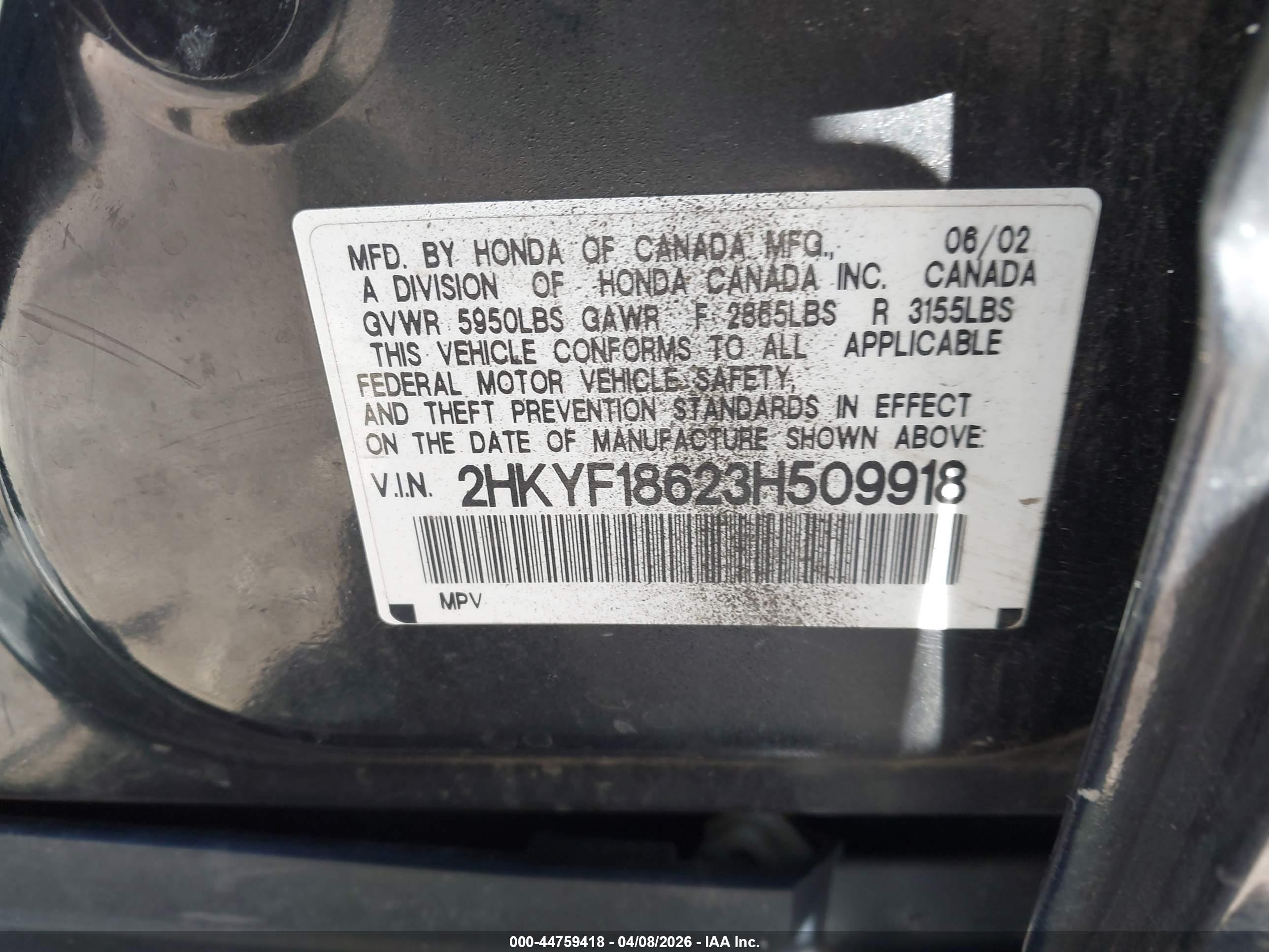 HONDA PILOT image 9