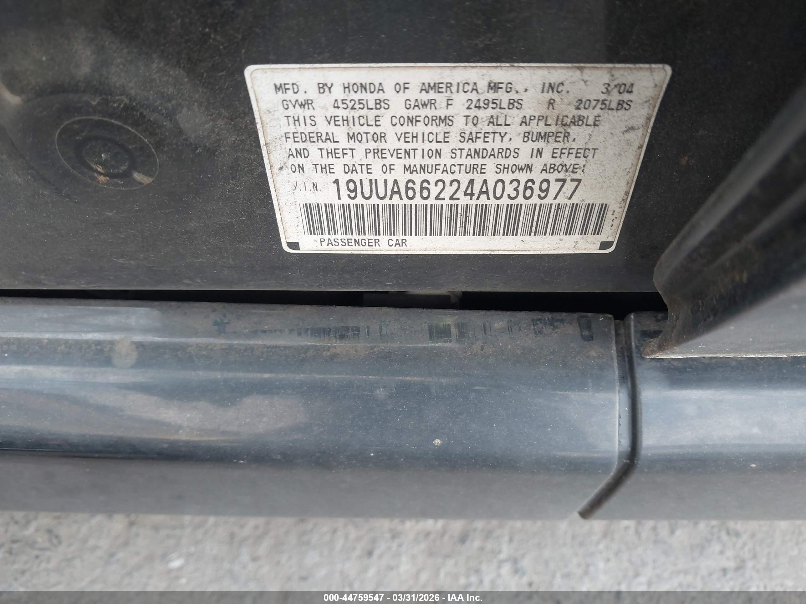 ACURA TL image 9