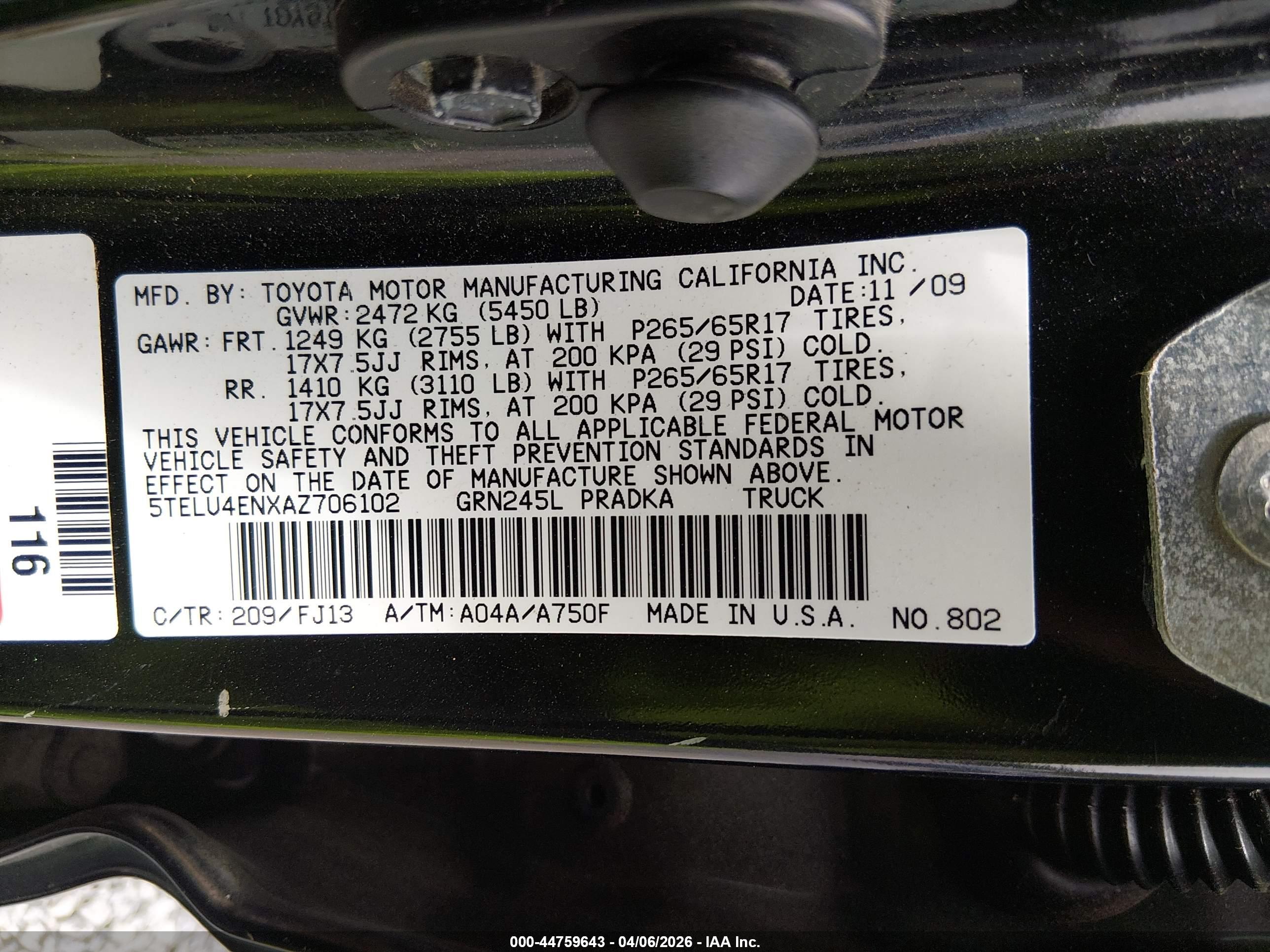 TOYOTA TACOMA image 9