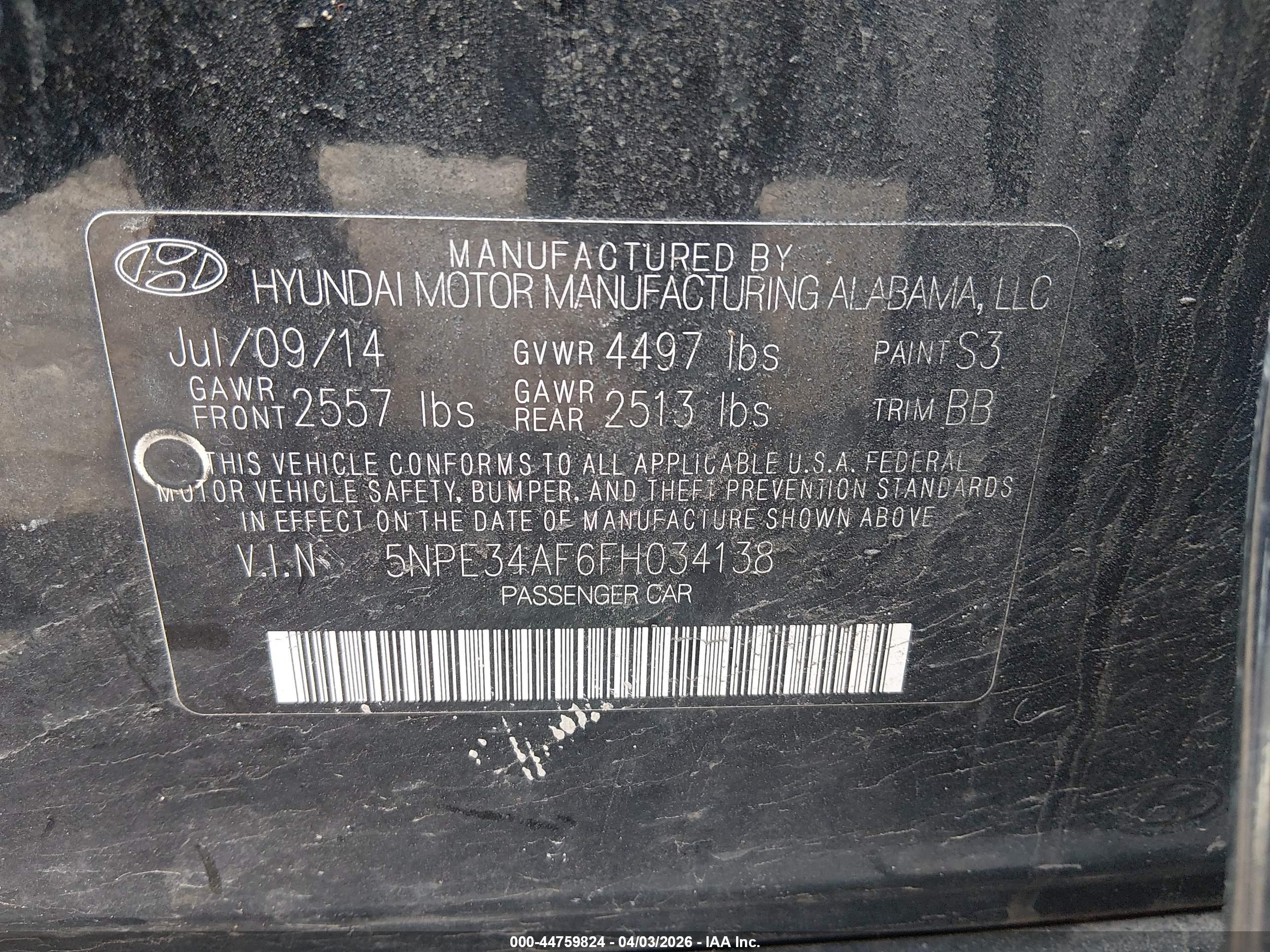 HYUNDAI SONATA image 9