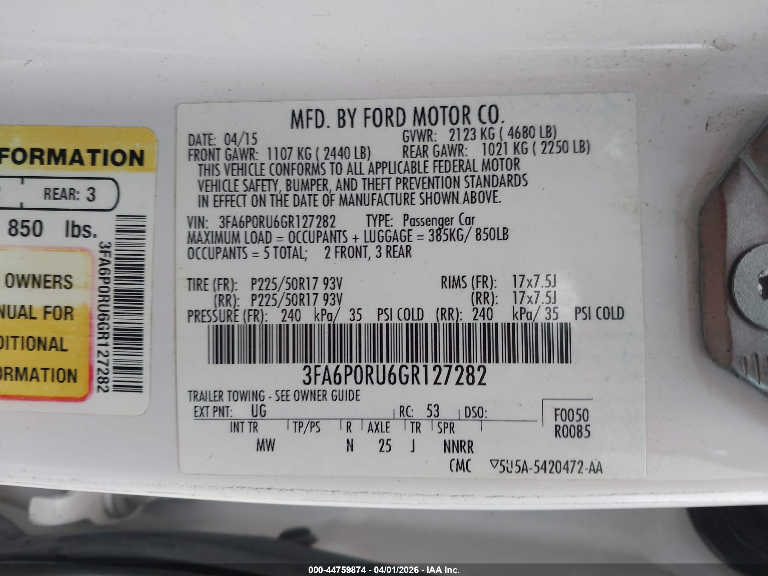FORD FUSION image 9