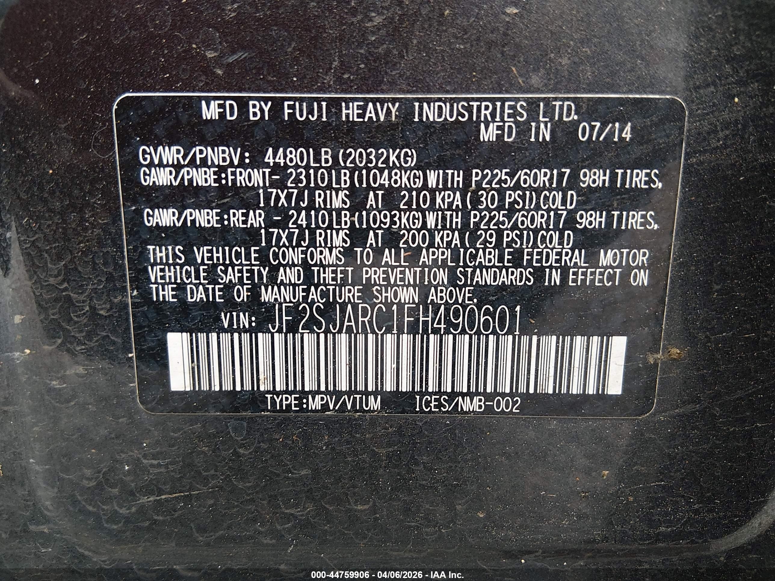 SUBARU FORESTER image 9