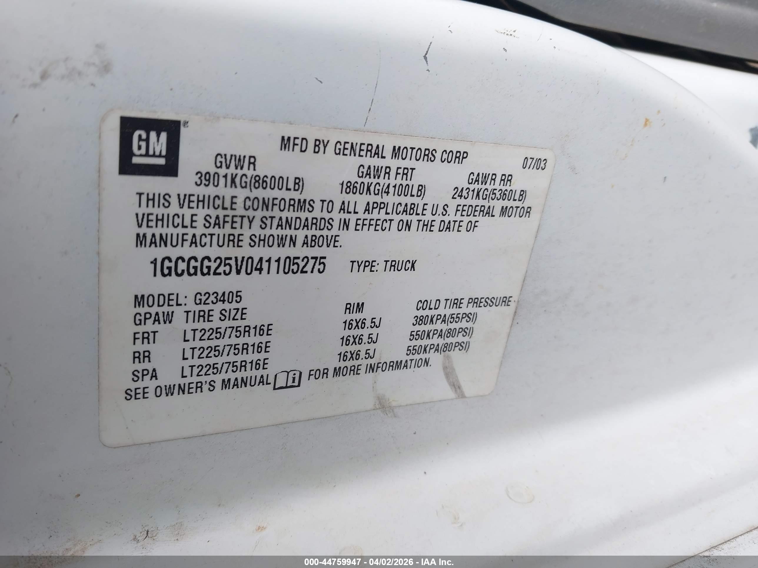 CHEVROLET EXPRESS image 9
