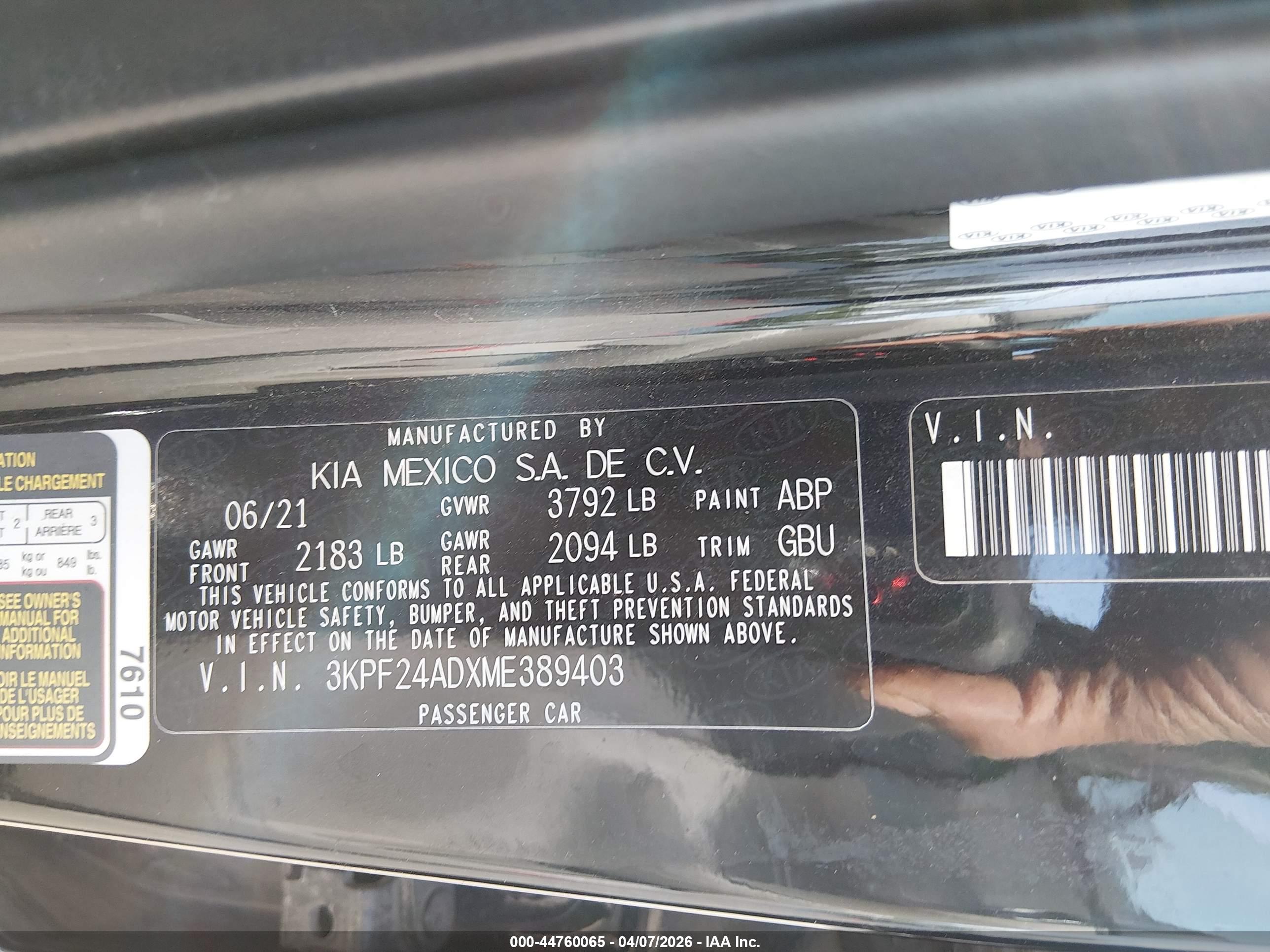 KIA FORTE image 9