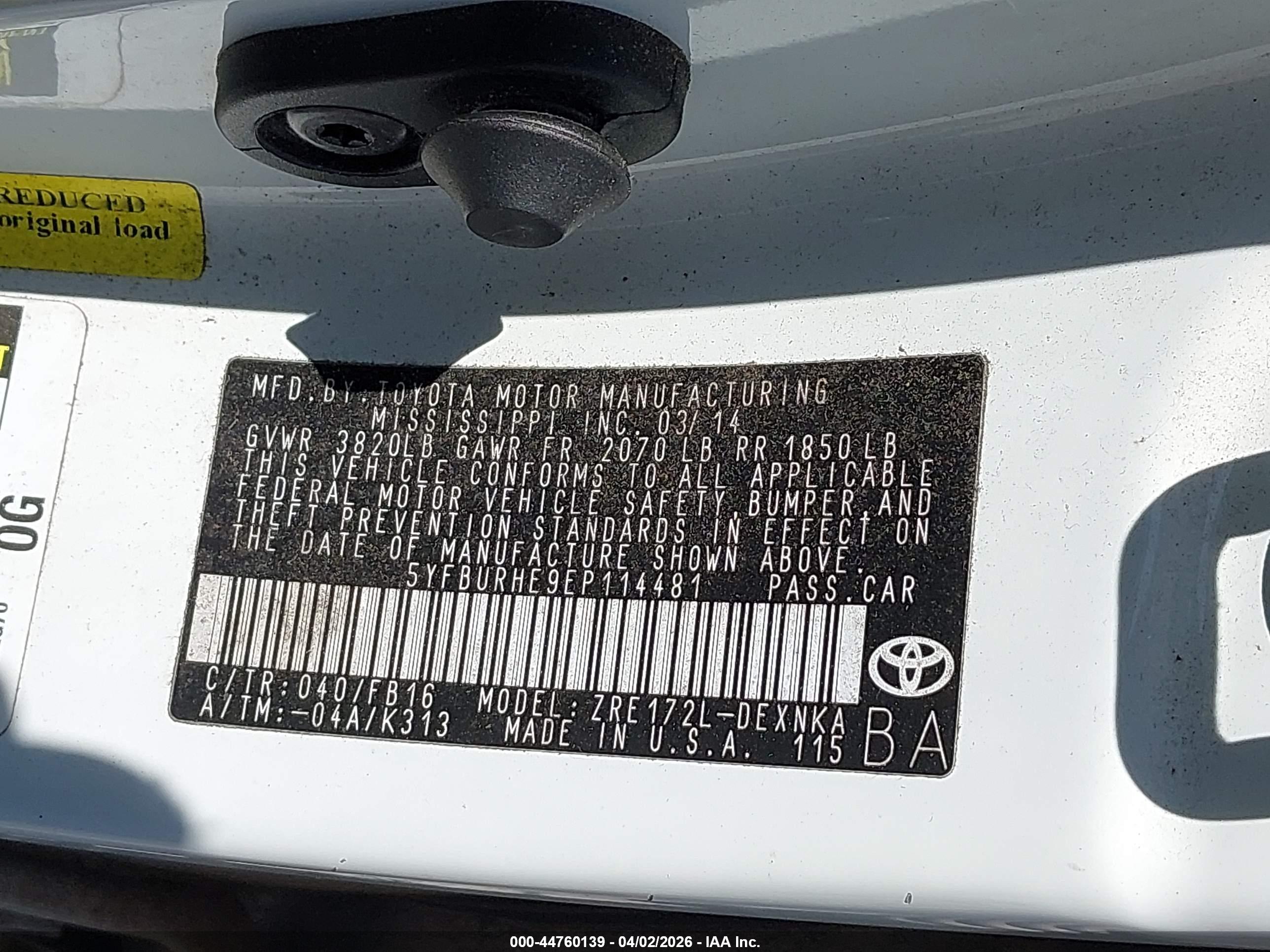 TOYOTA COROLLA image 9