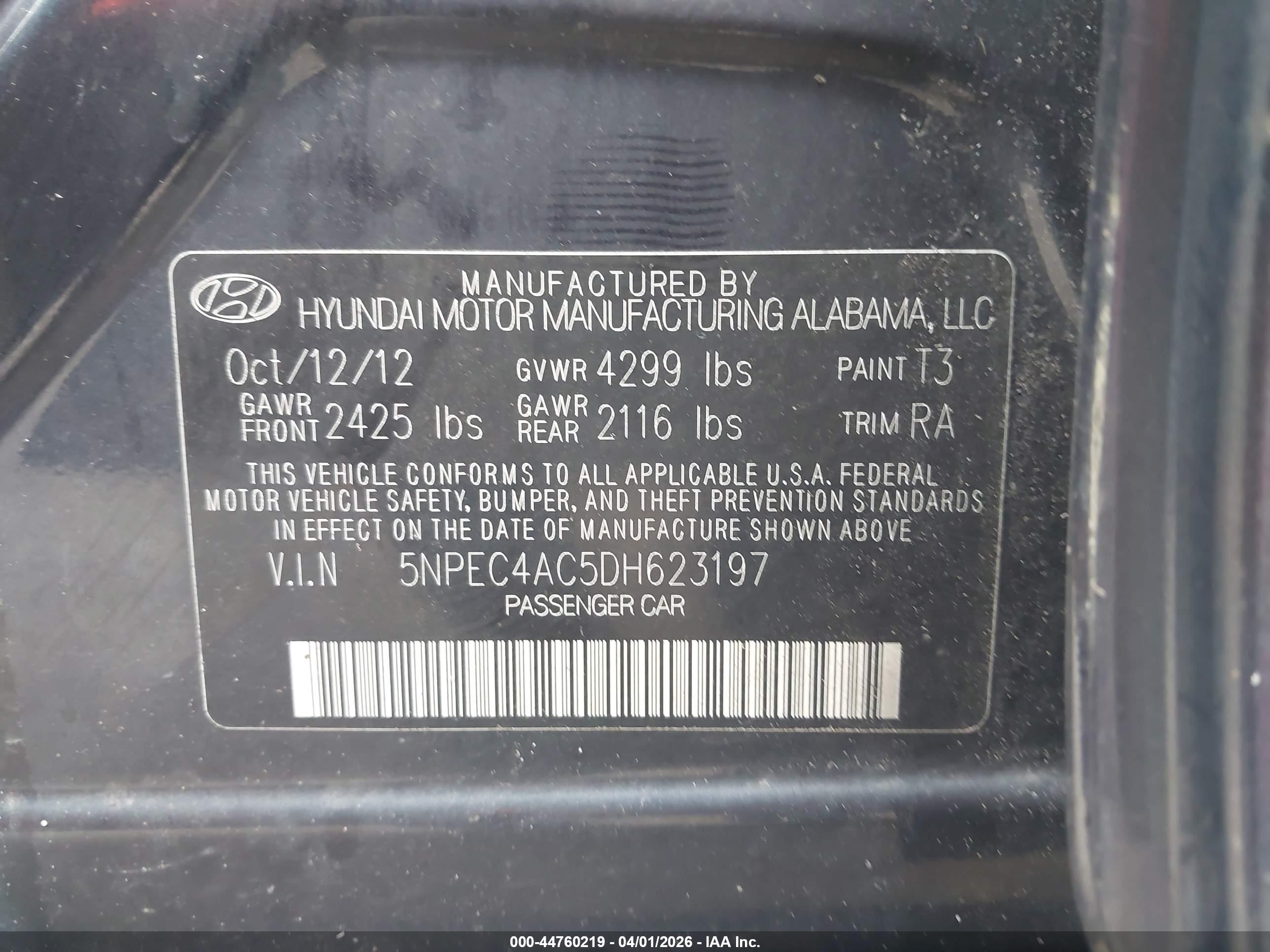 HYUNDAI SONATA image 9