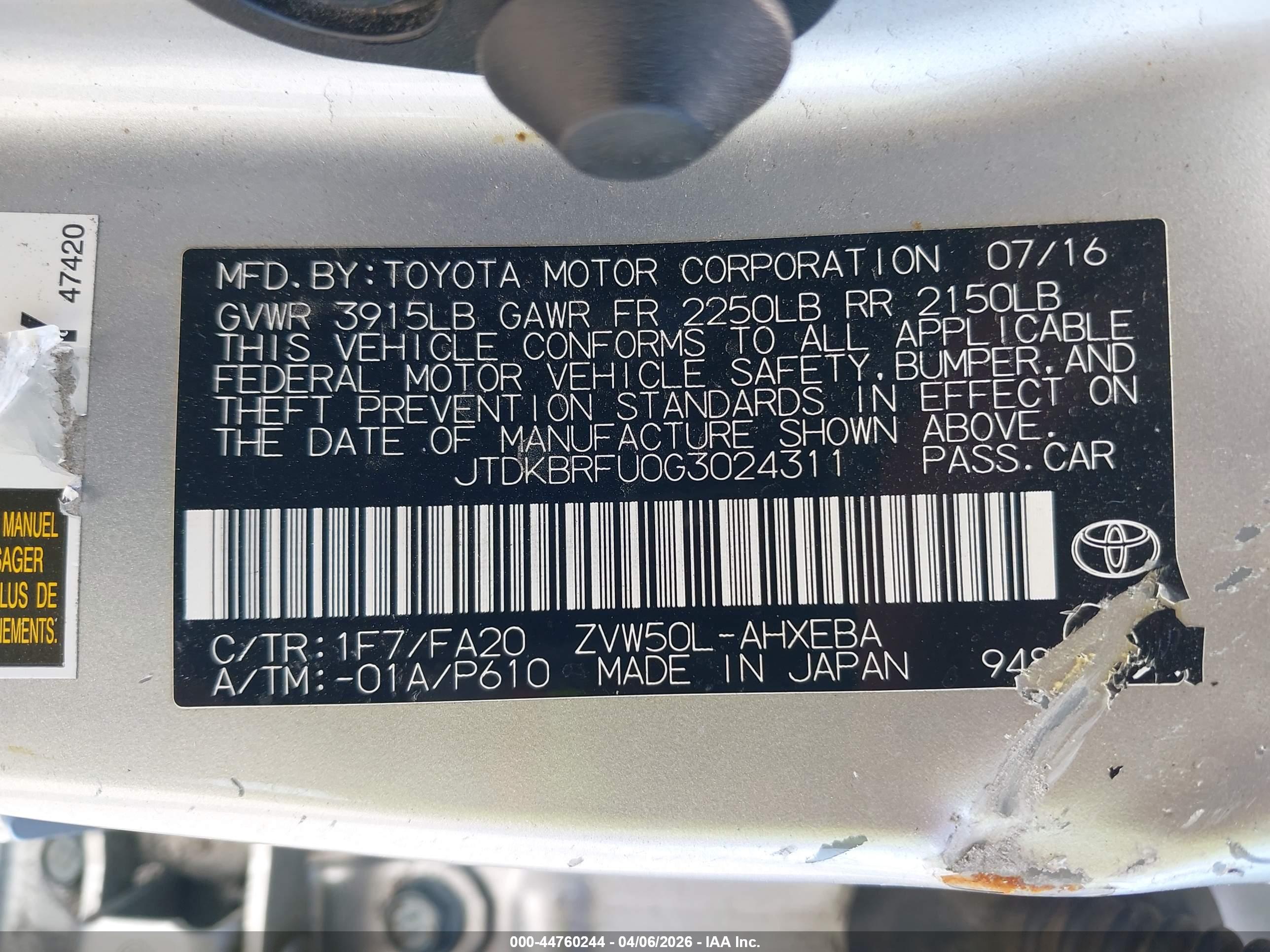 TOYOTA PRIUS image 9