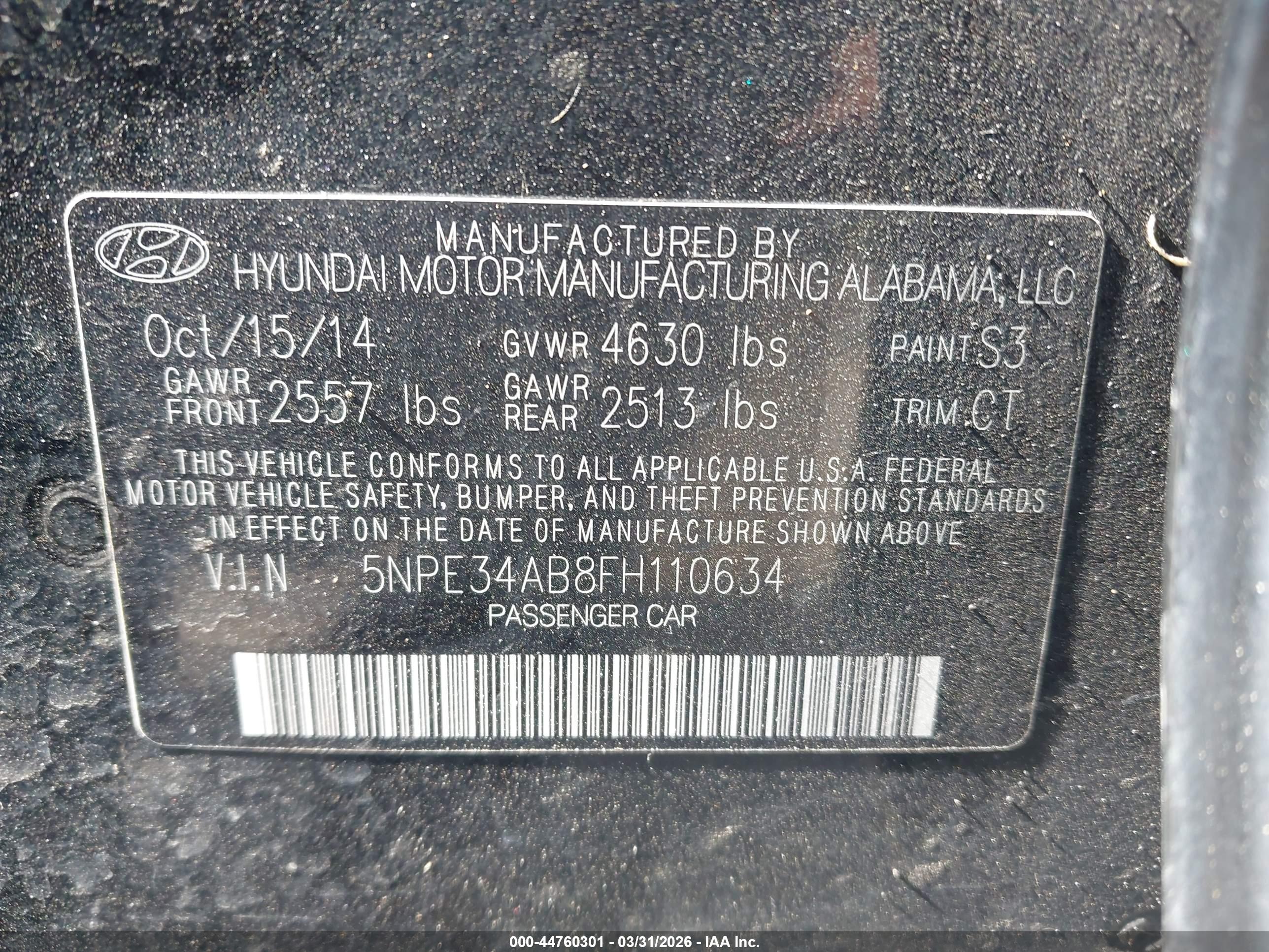 HYUNDAI SONATA image 9