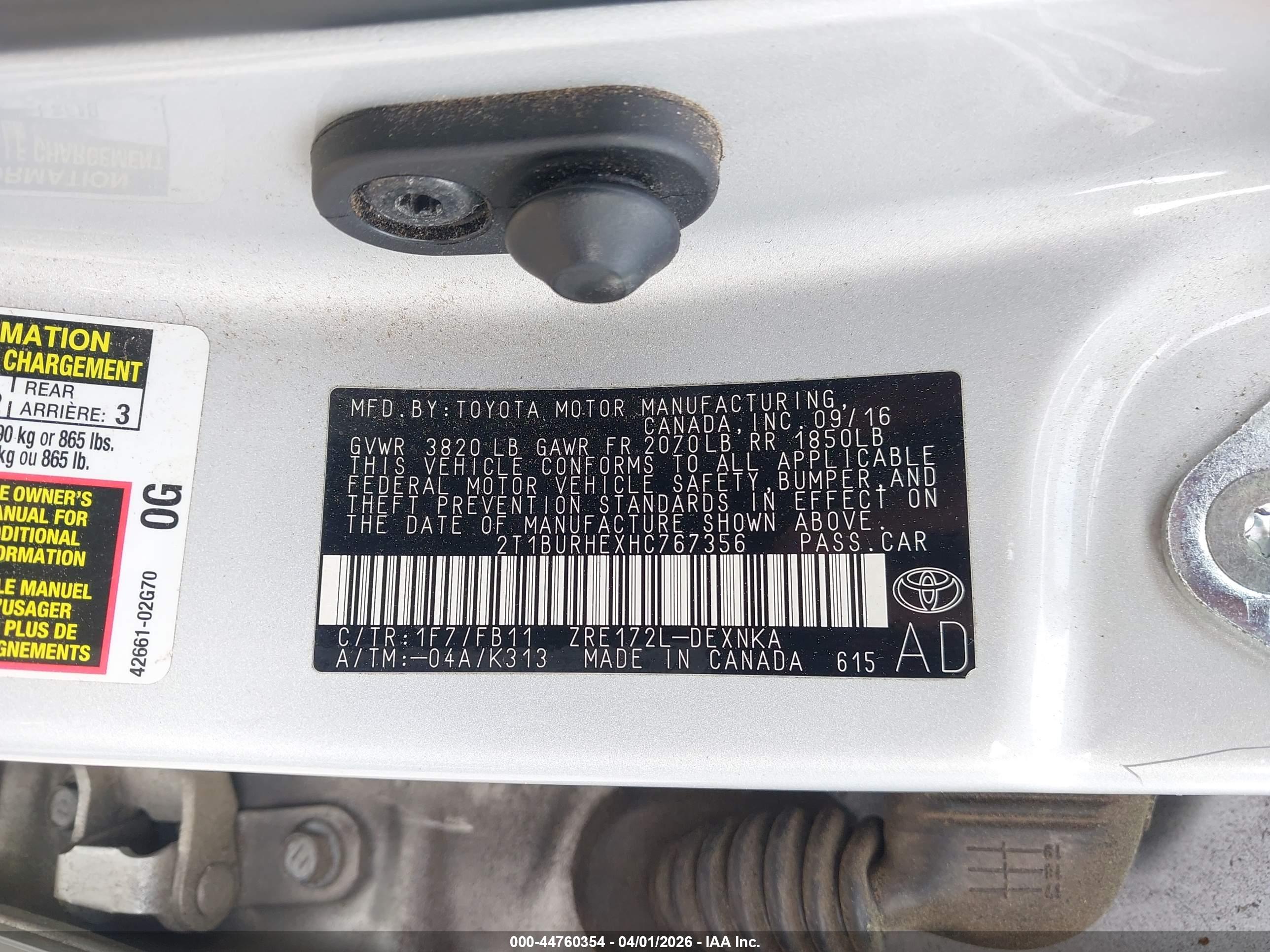 TOYOTA COROLLA image 9