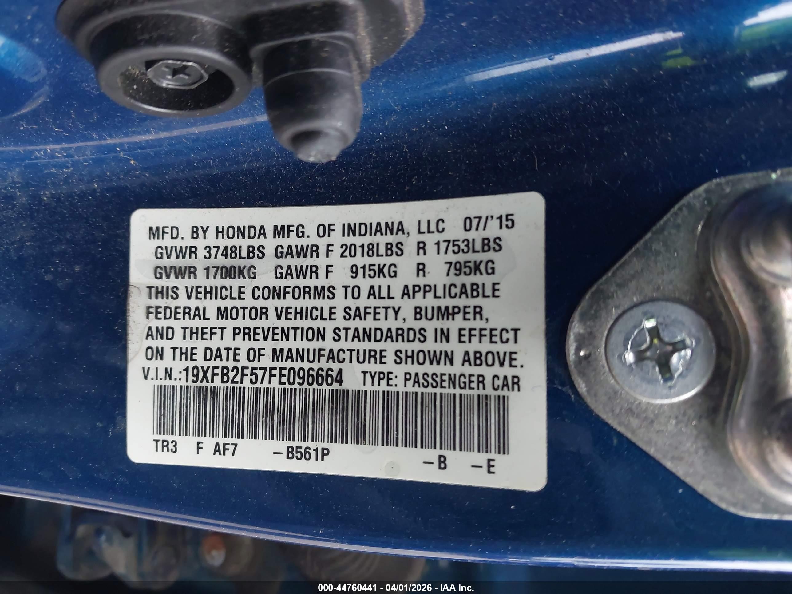 HONDA CIVIC image 9