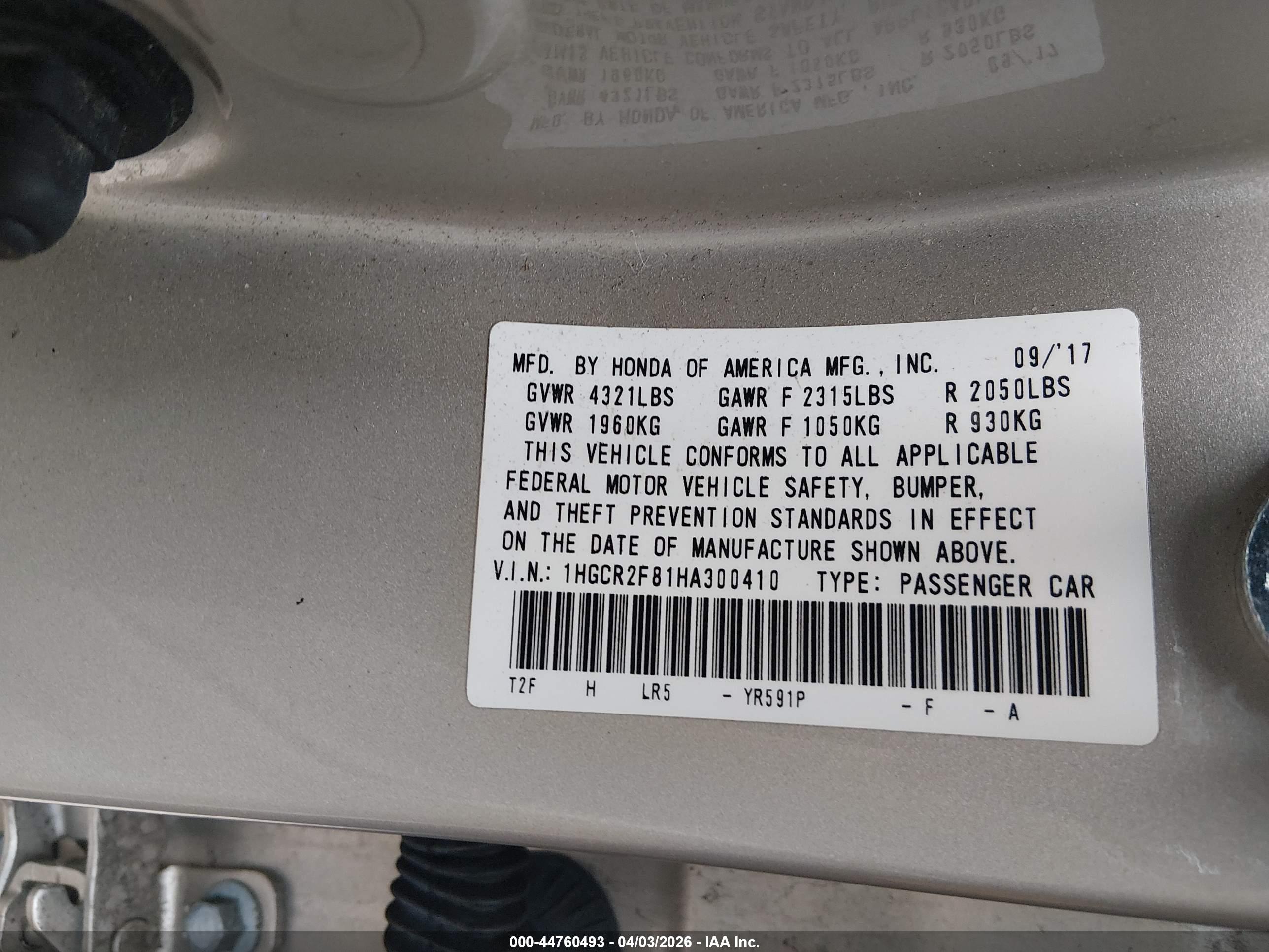 HONDA ACCORD image 9