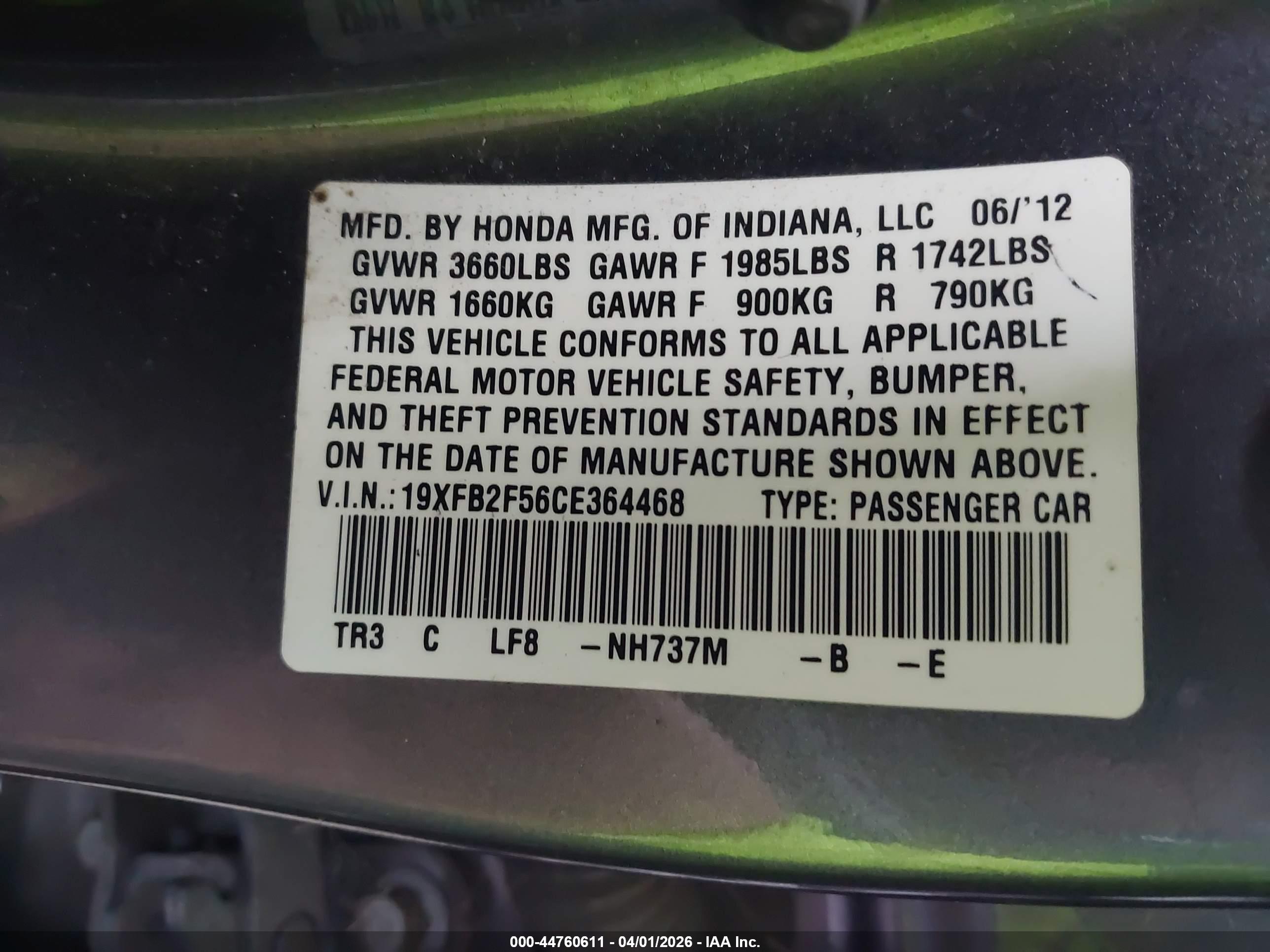 HONDA CIVIC image 9