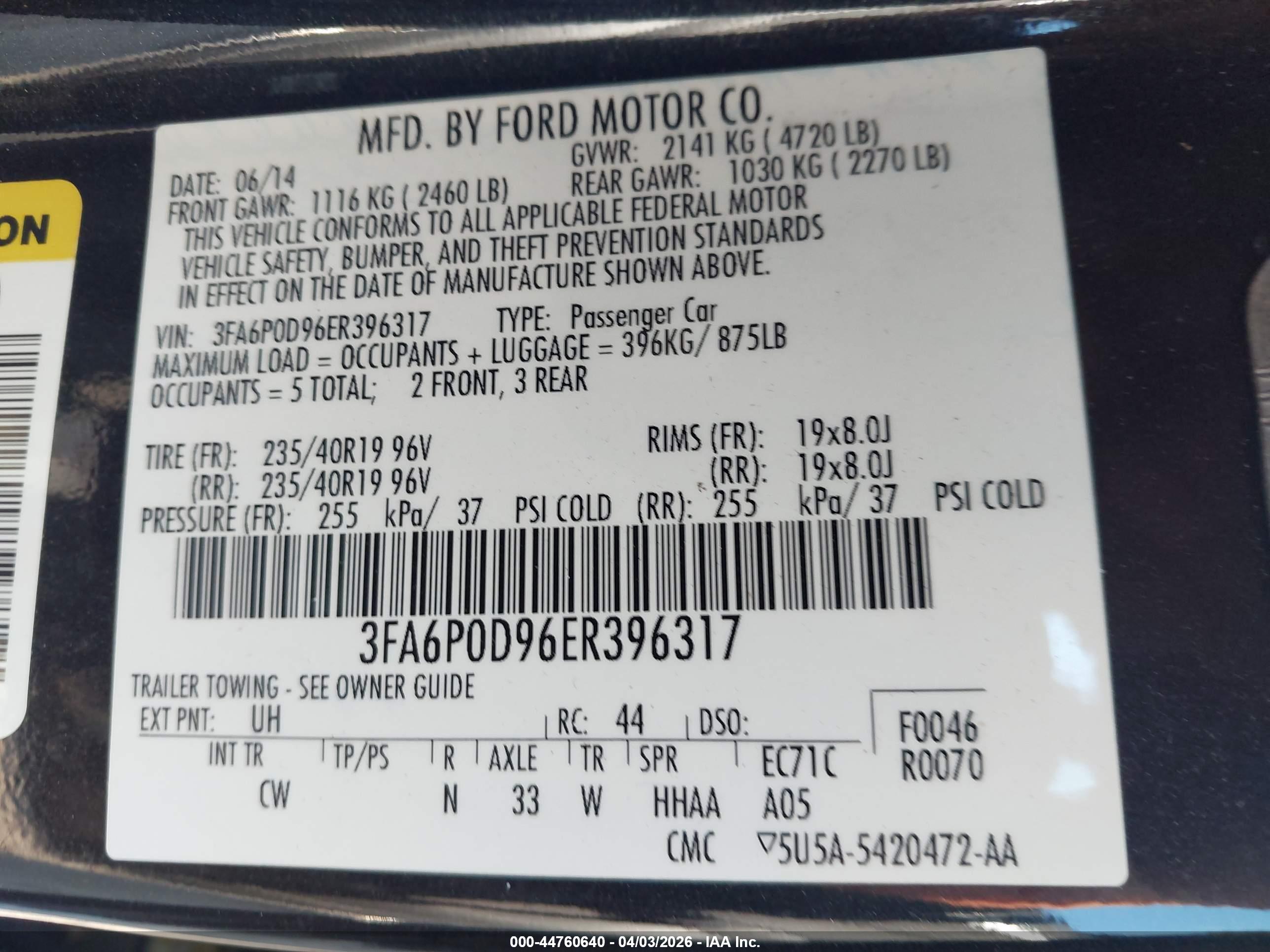 FORD FUSION image 9