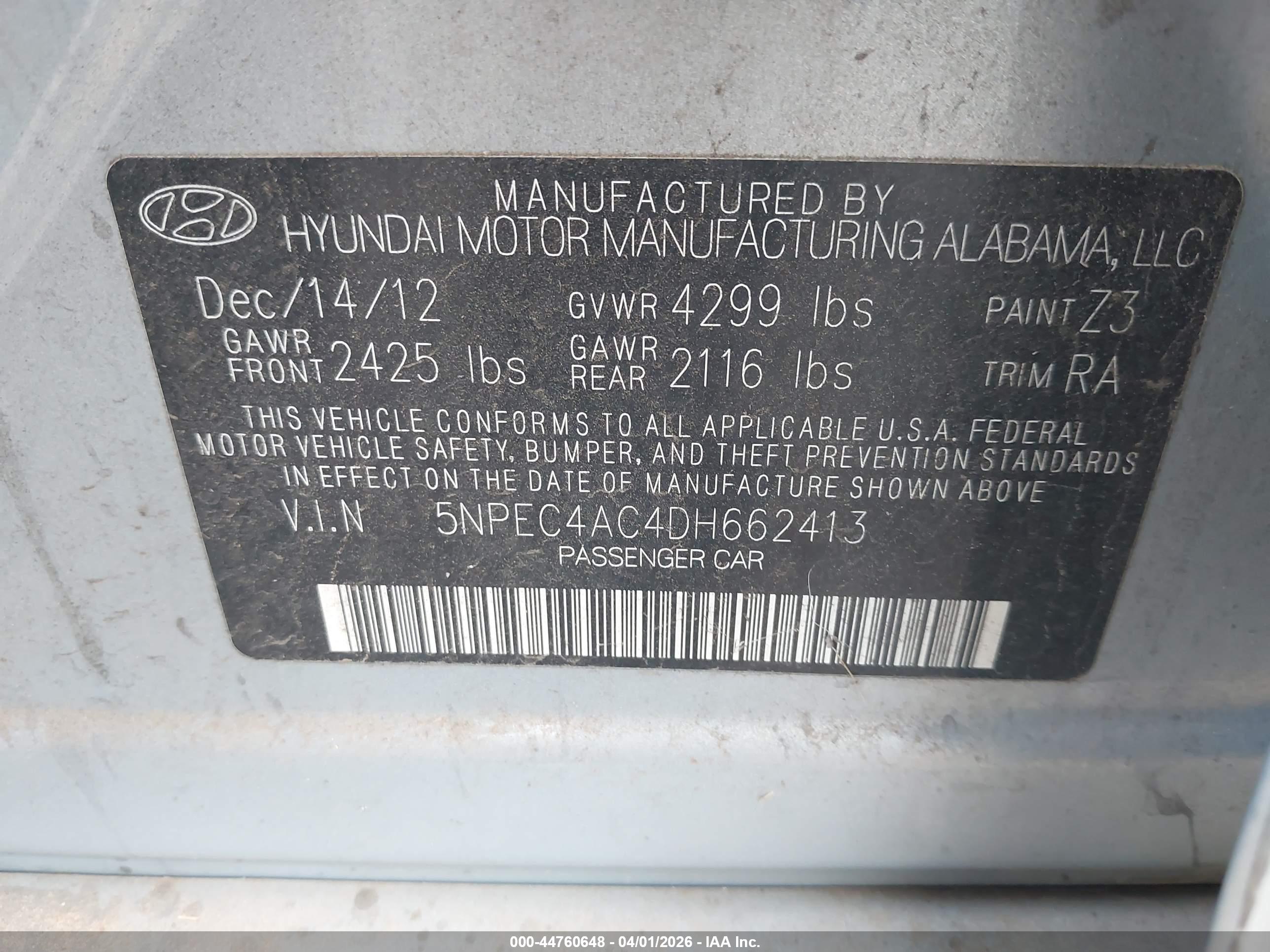 HYUNDAI SONATA image 9