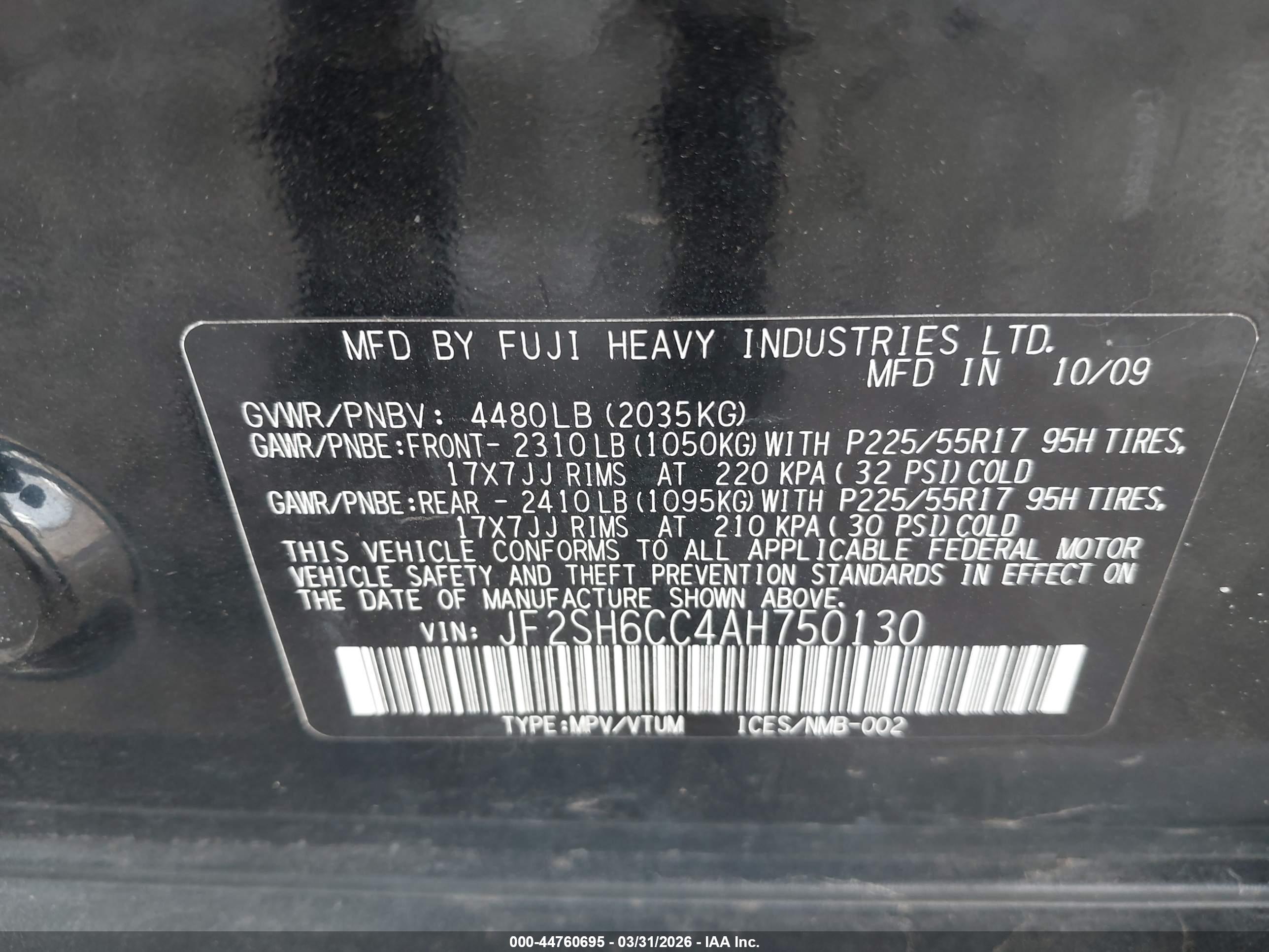 SUBARU FORESTER image 9