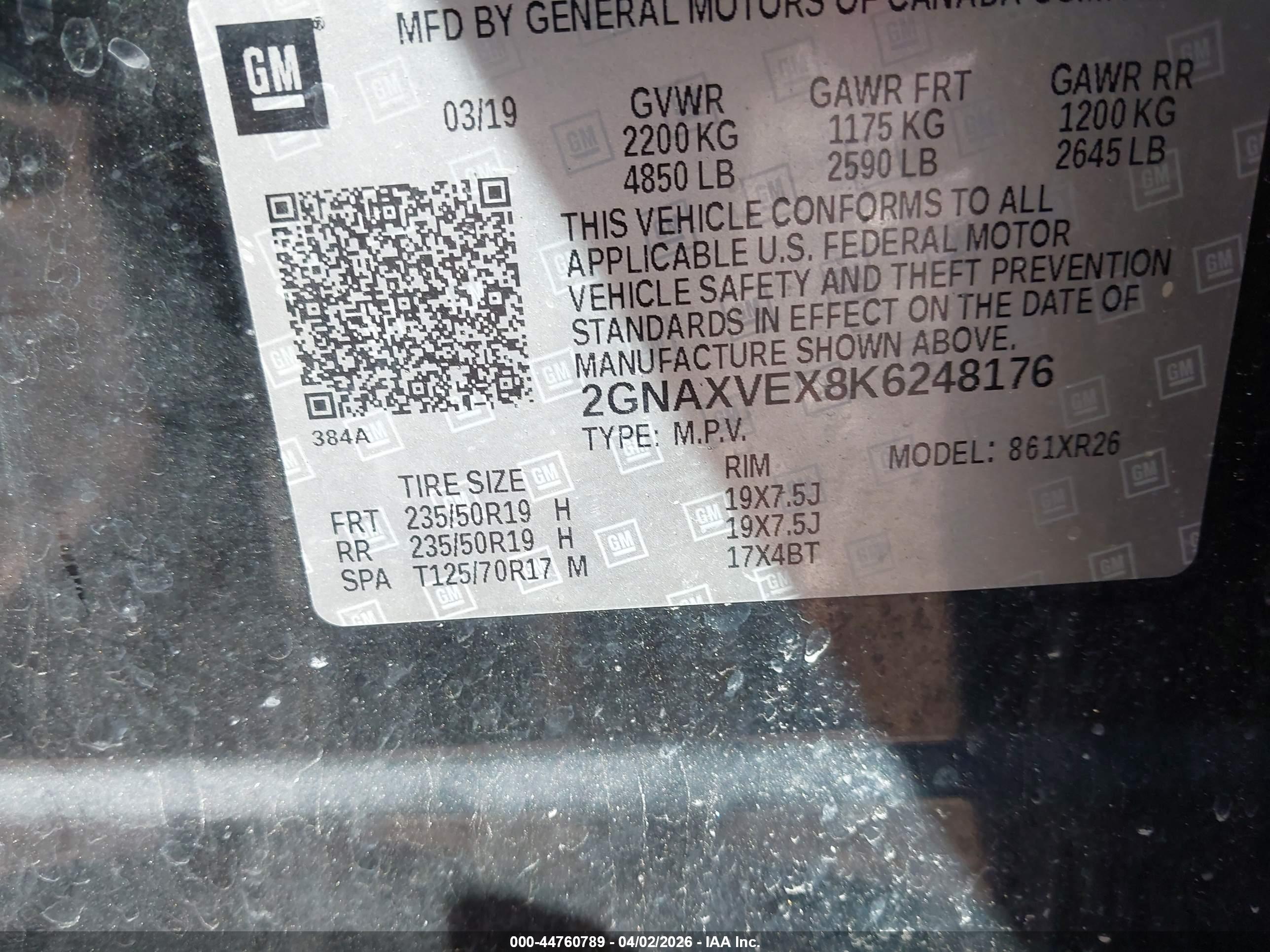 CHEVROLET EQUINOX image 9