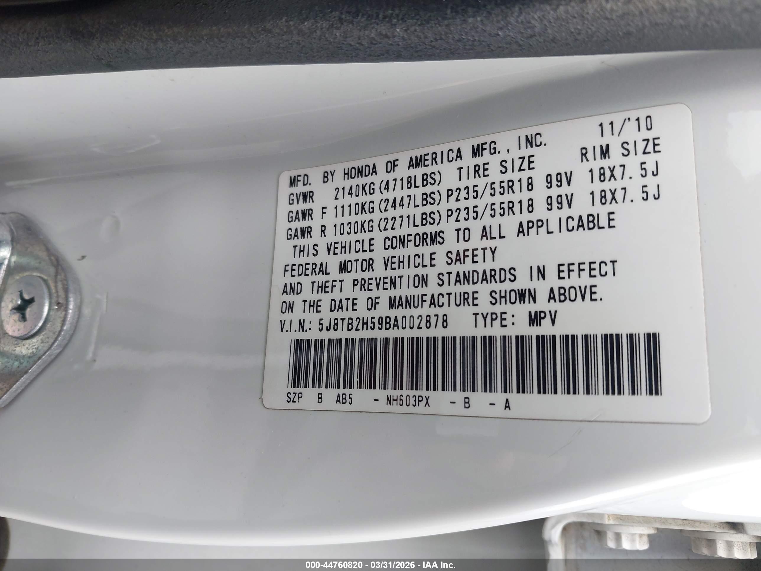 ACURA RDX image 9