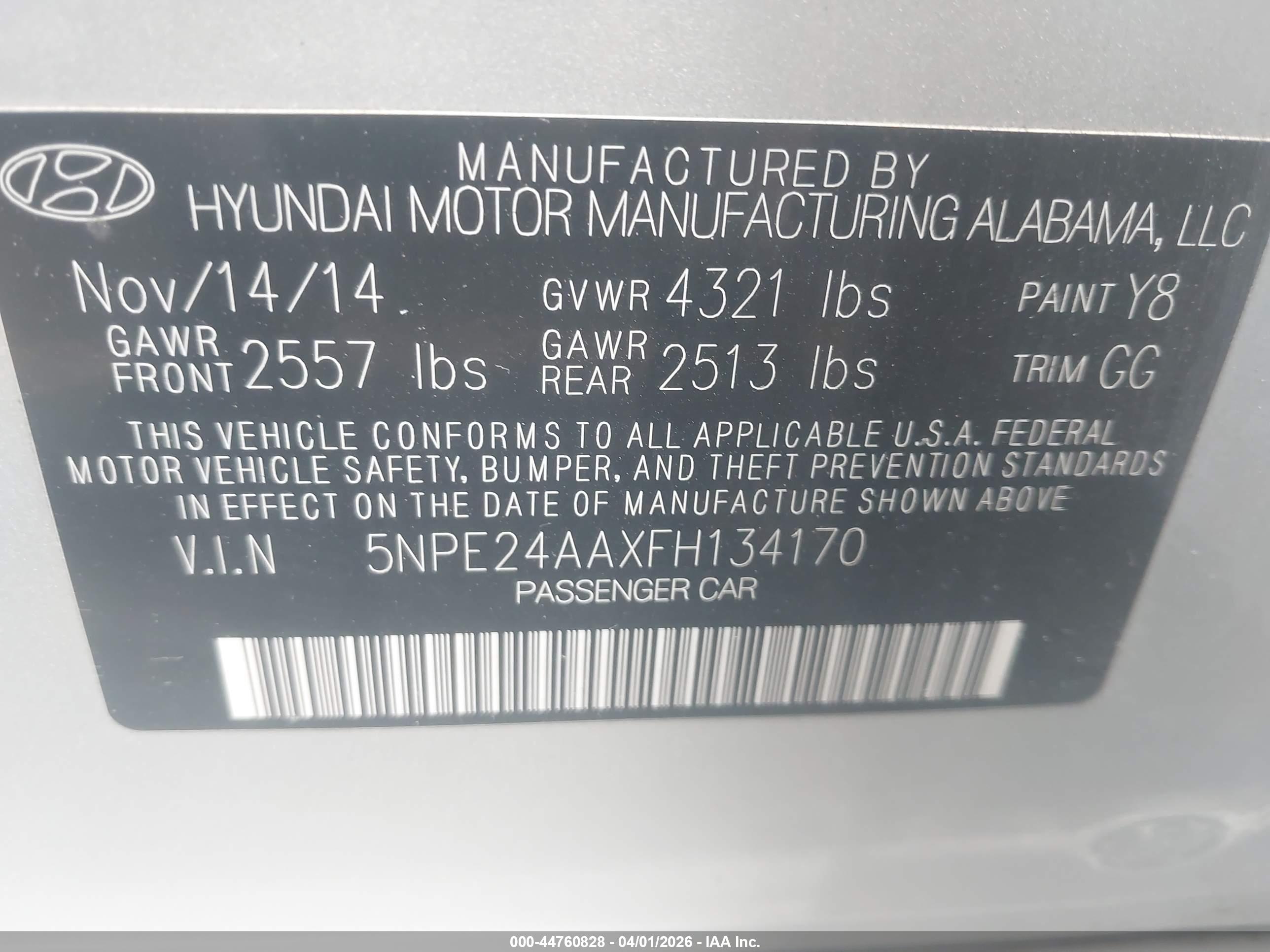 HYUNDAI SONATA image 9