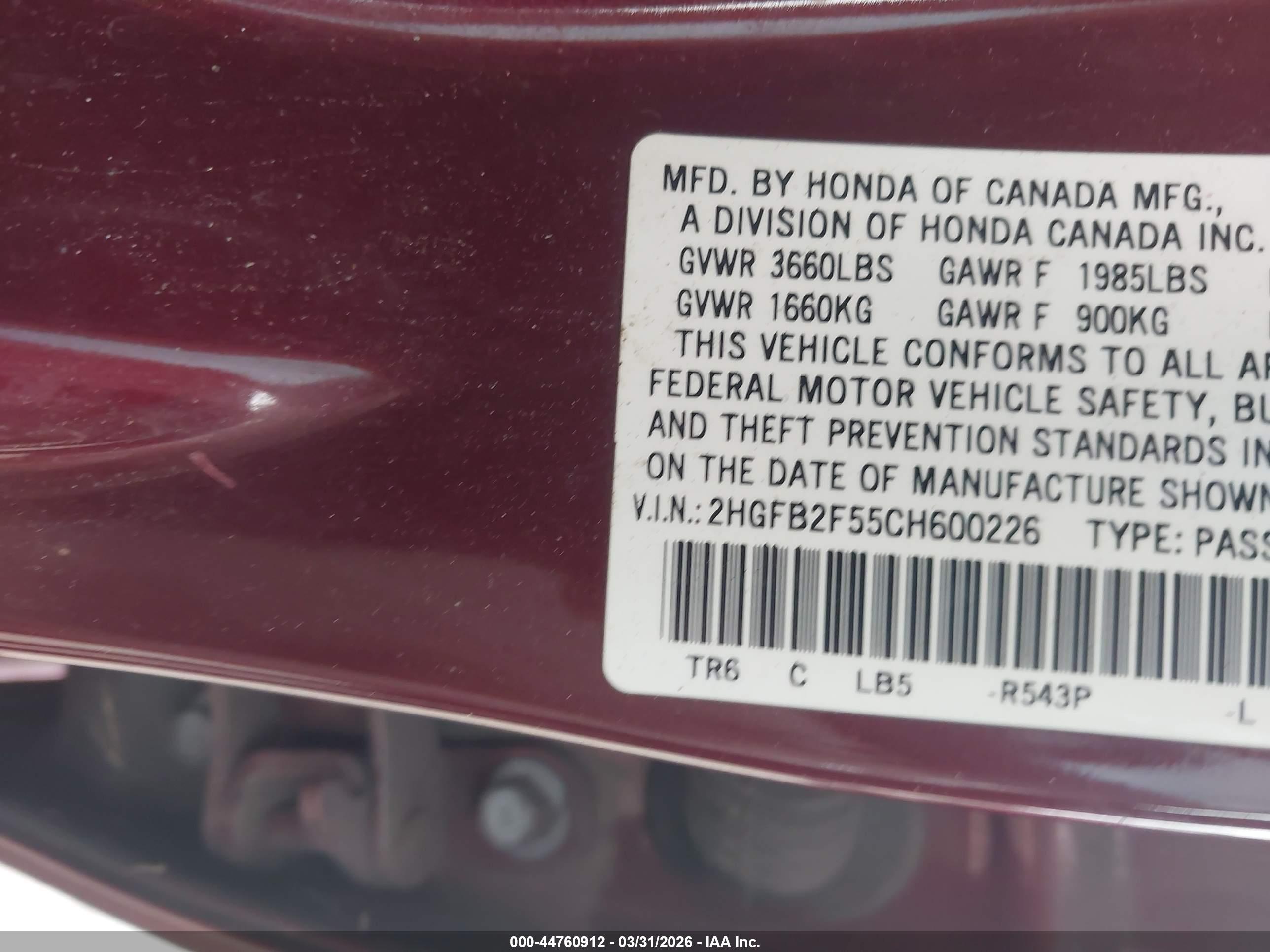 HONDA CIVIC image 9