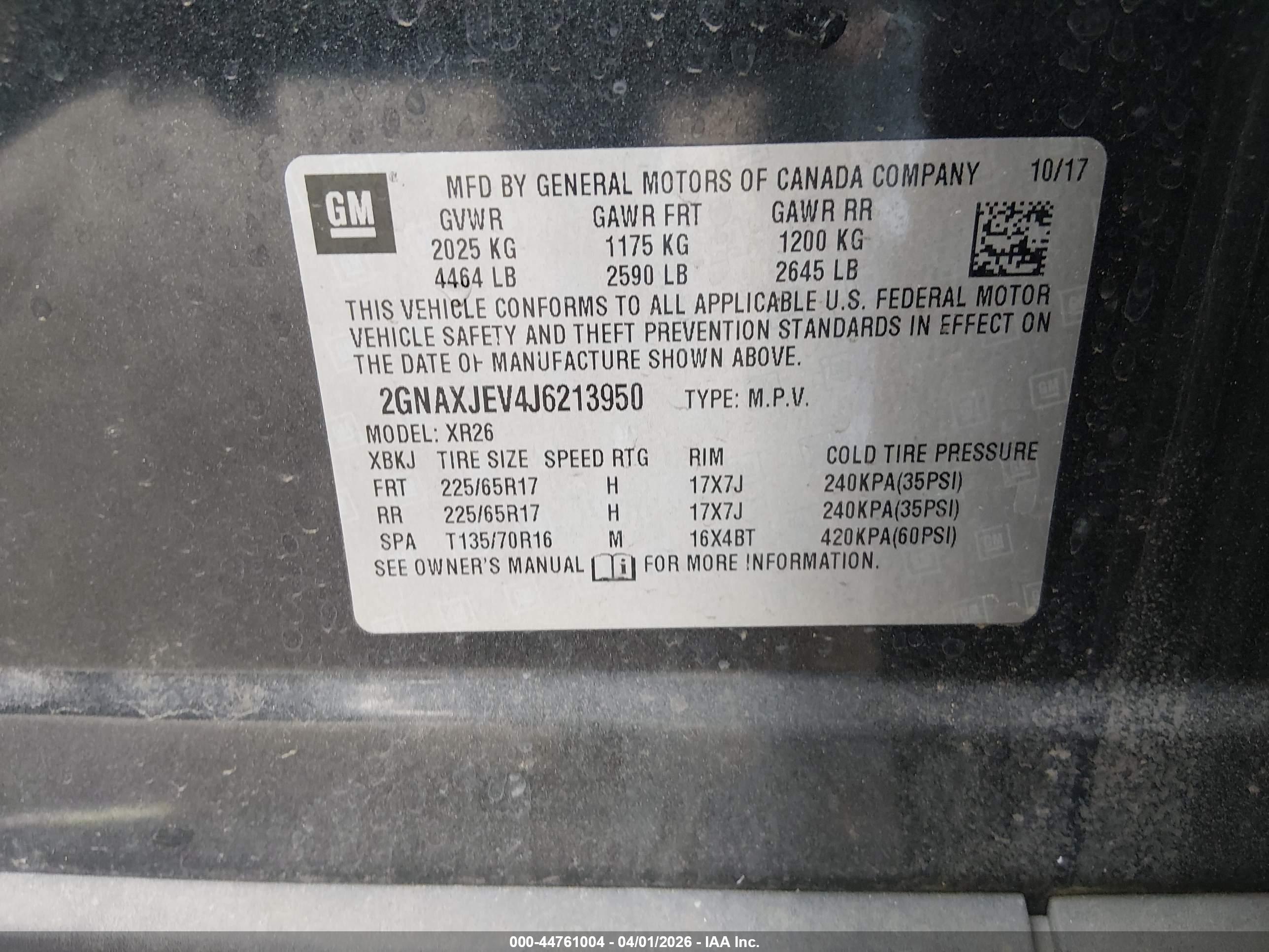 CHEVROLET EQUINOX image 9