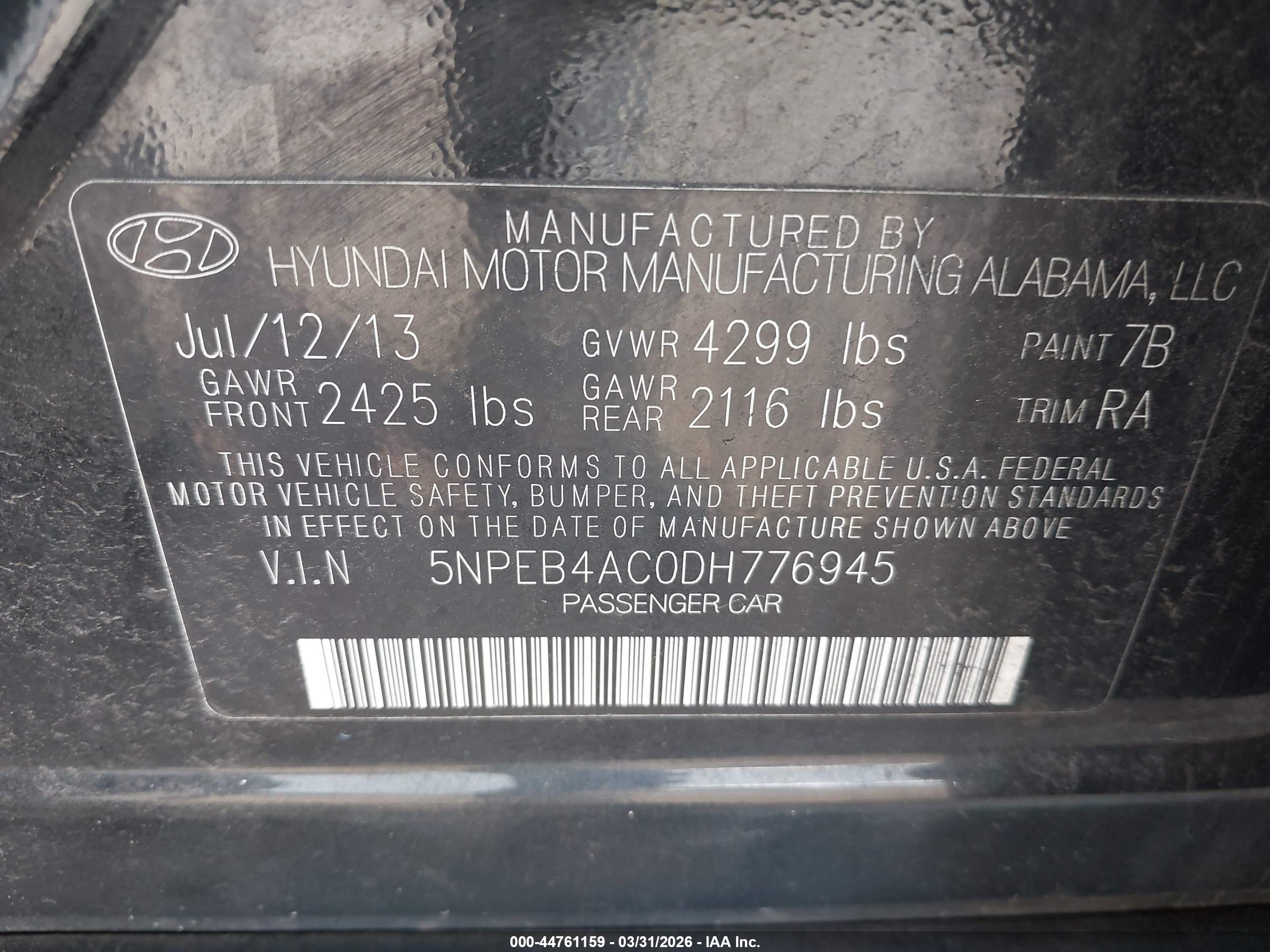 HYUNDAI SONATA image 9