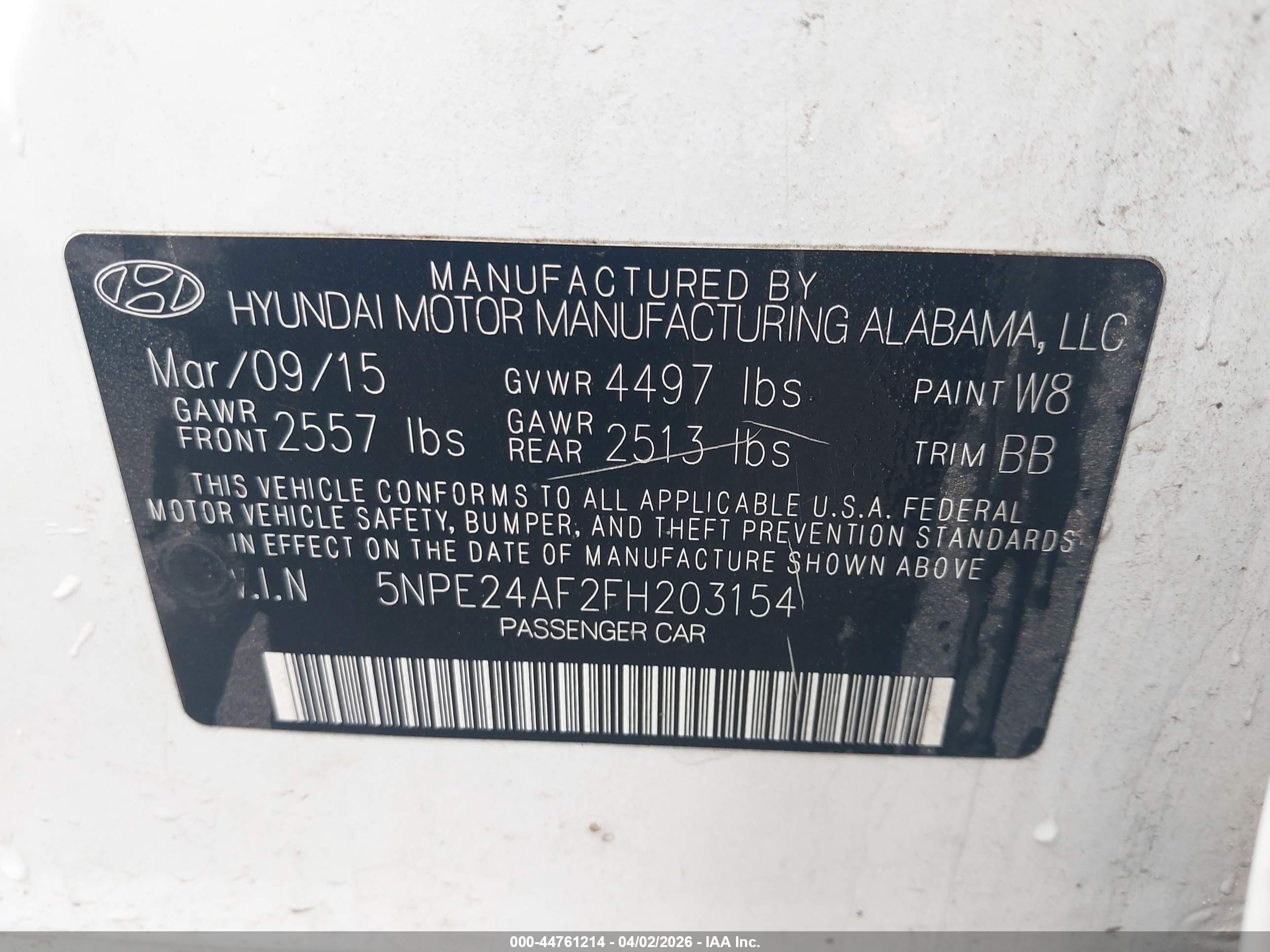 HYUNDAI SONATA image 9