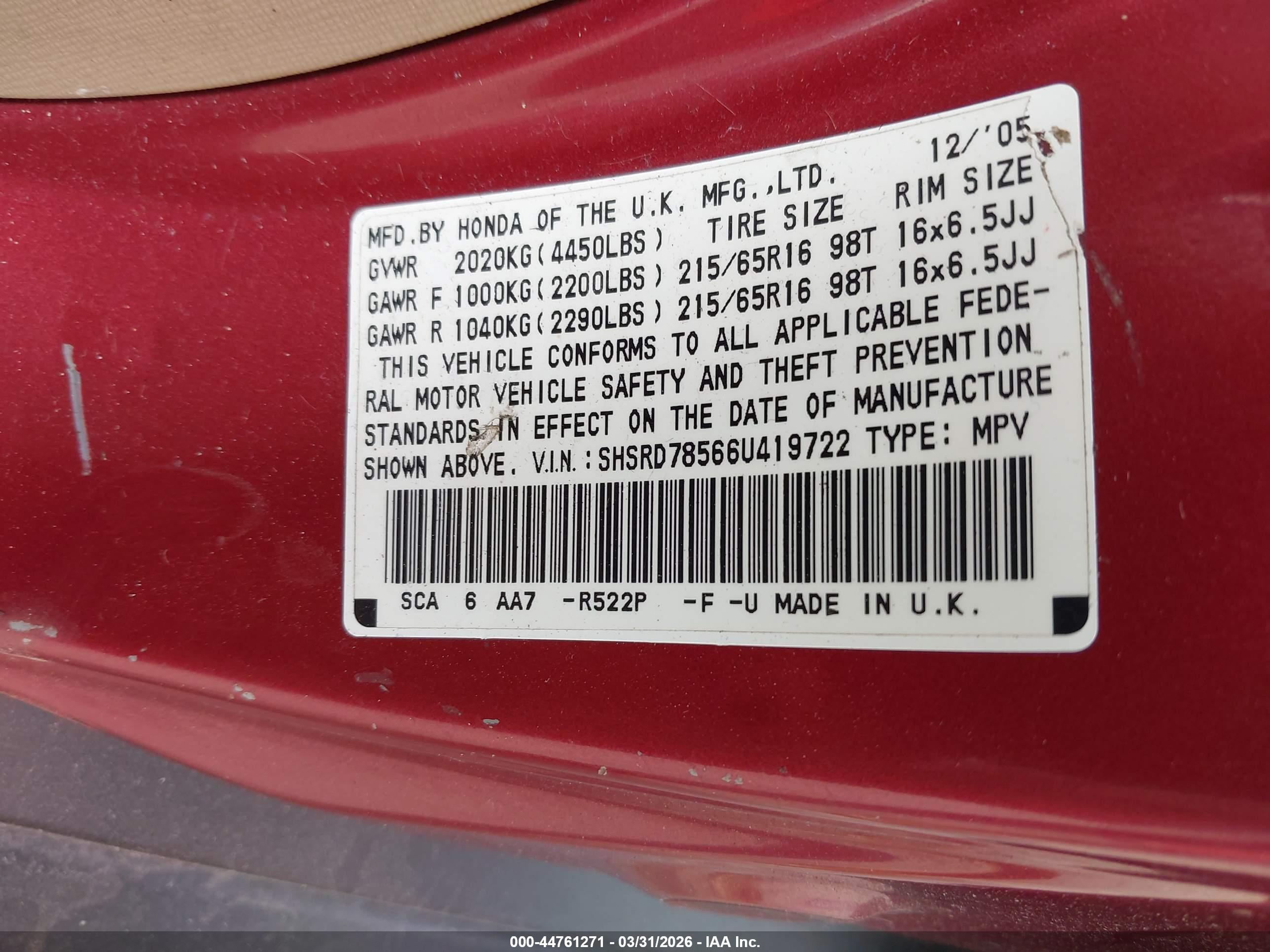 HONDA CR-V image 9