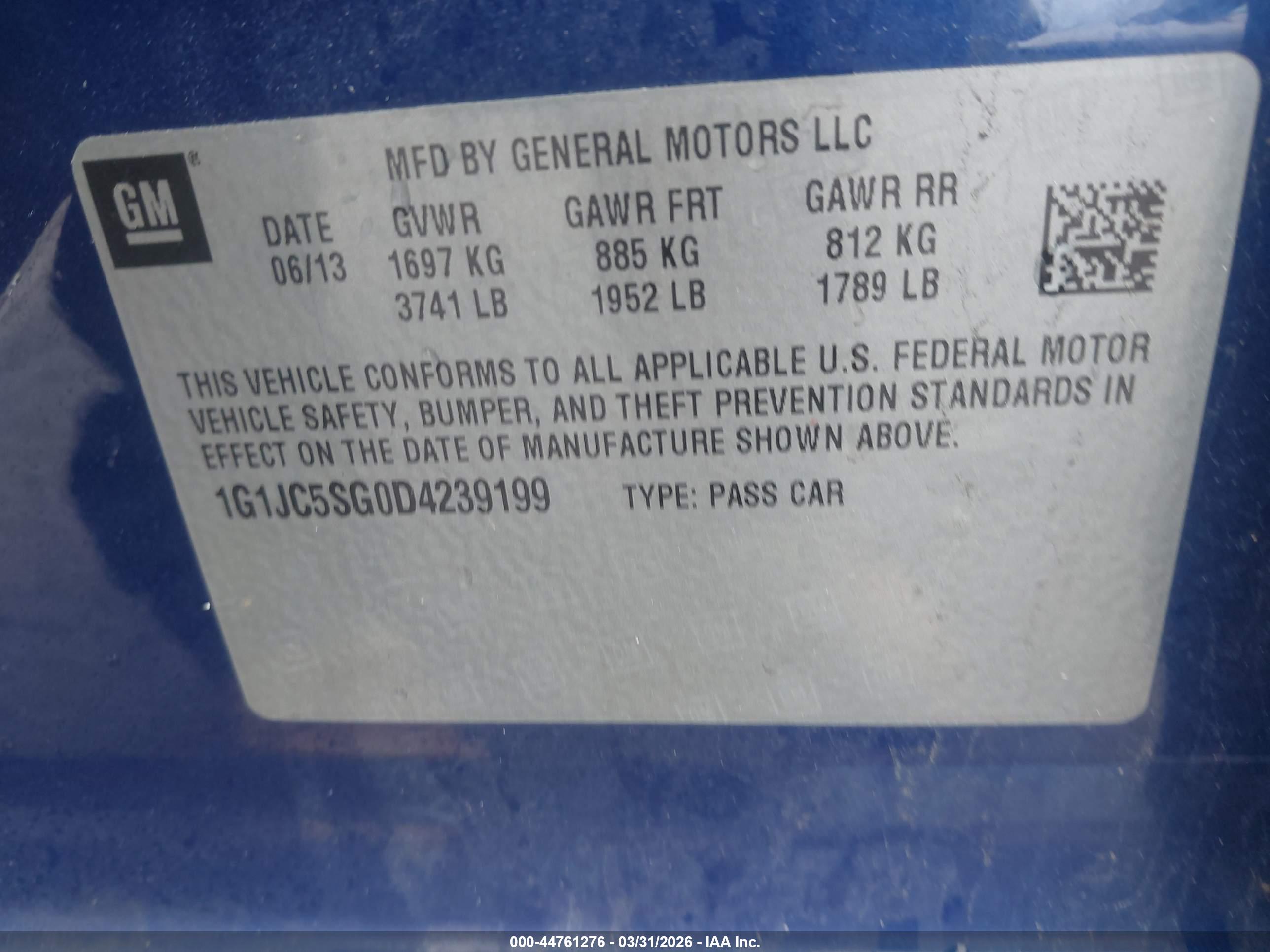 CHEVROLET SONIC image 9