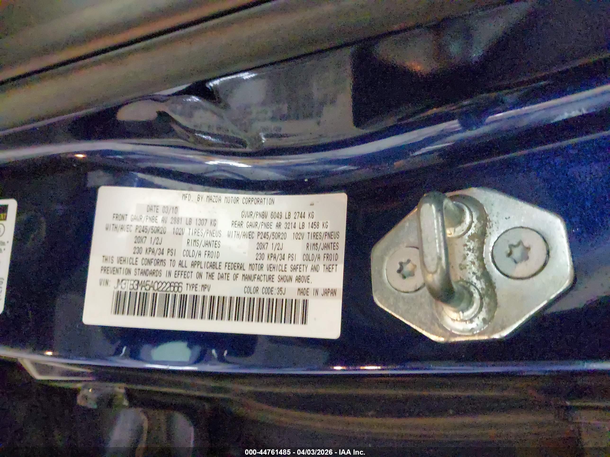 MAZDA CX-9 image 9