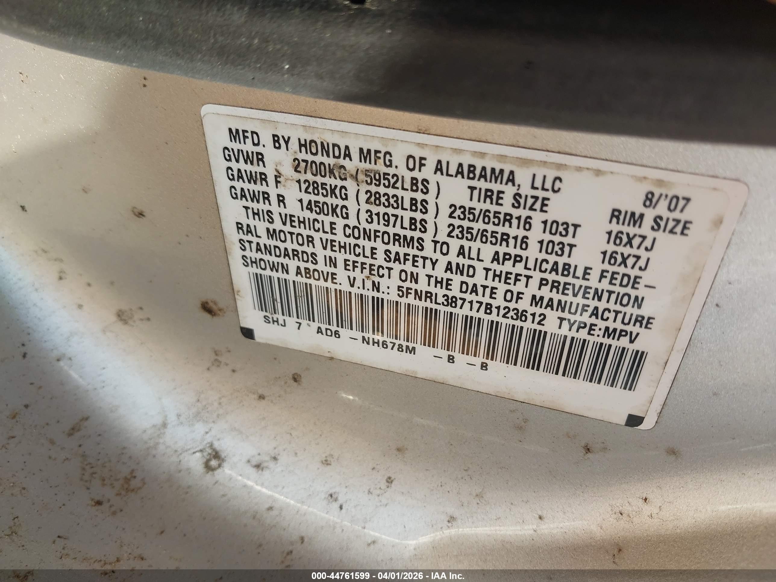 HONDA ODYSSEY image 9