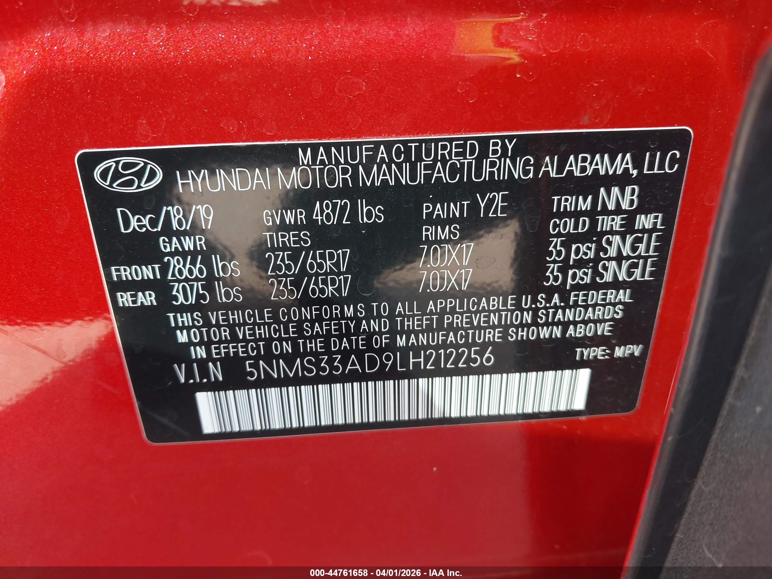 HYUNDAI SANTA image 9
