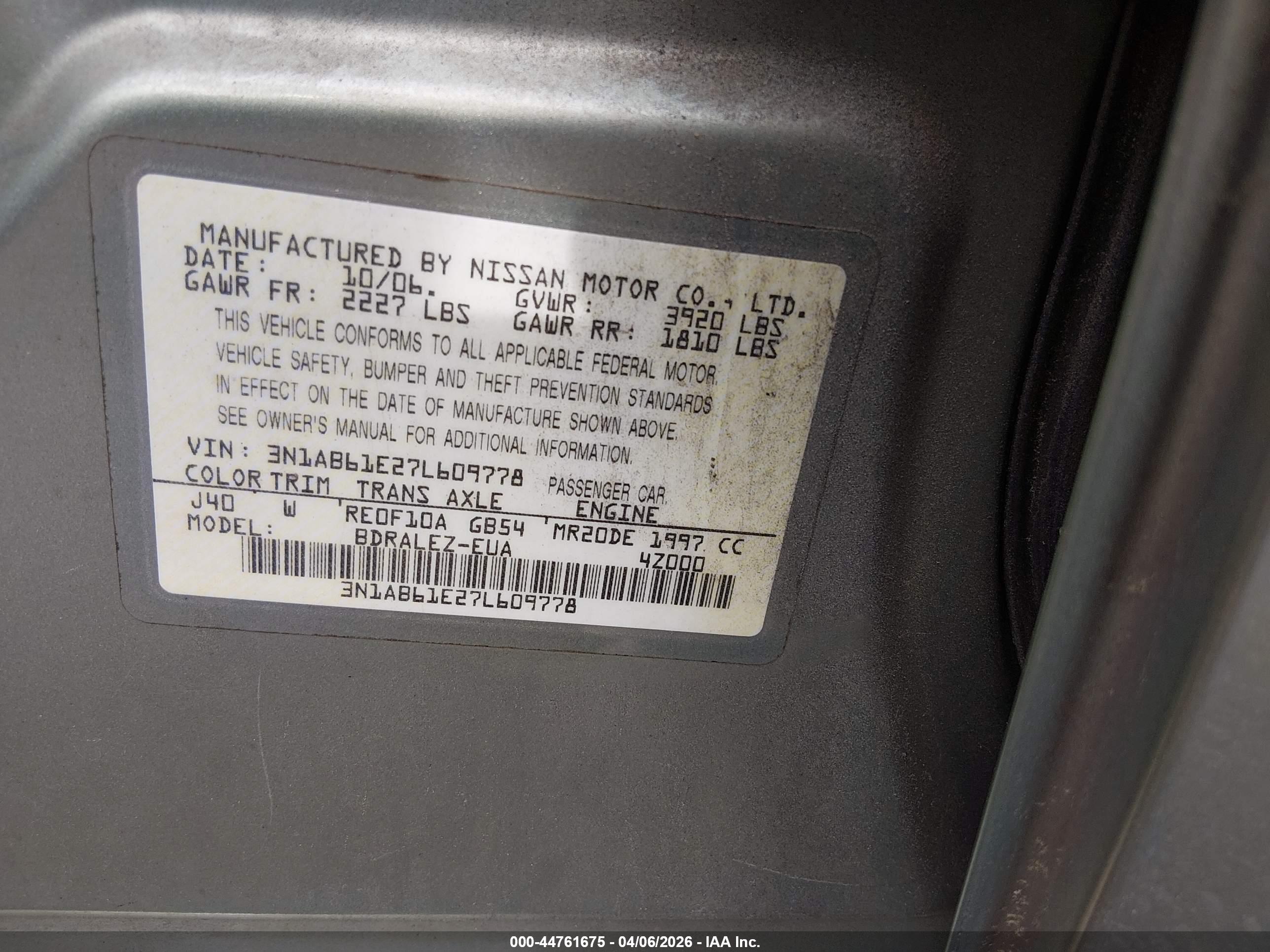 NISSAN SENTRA image 9