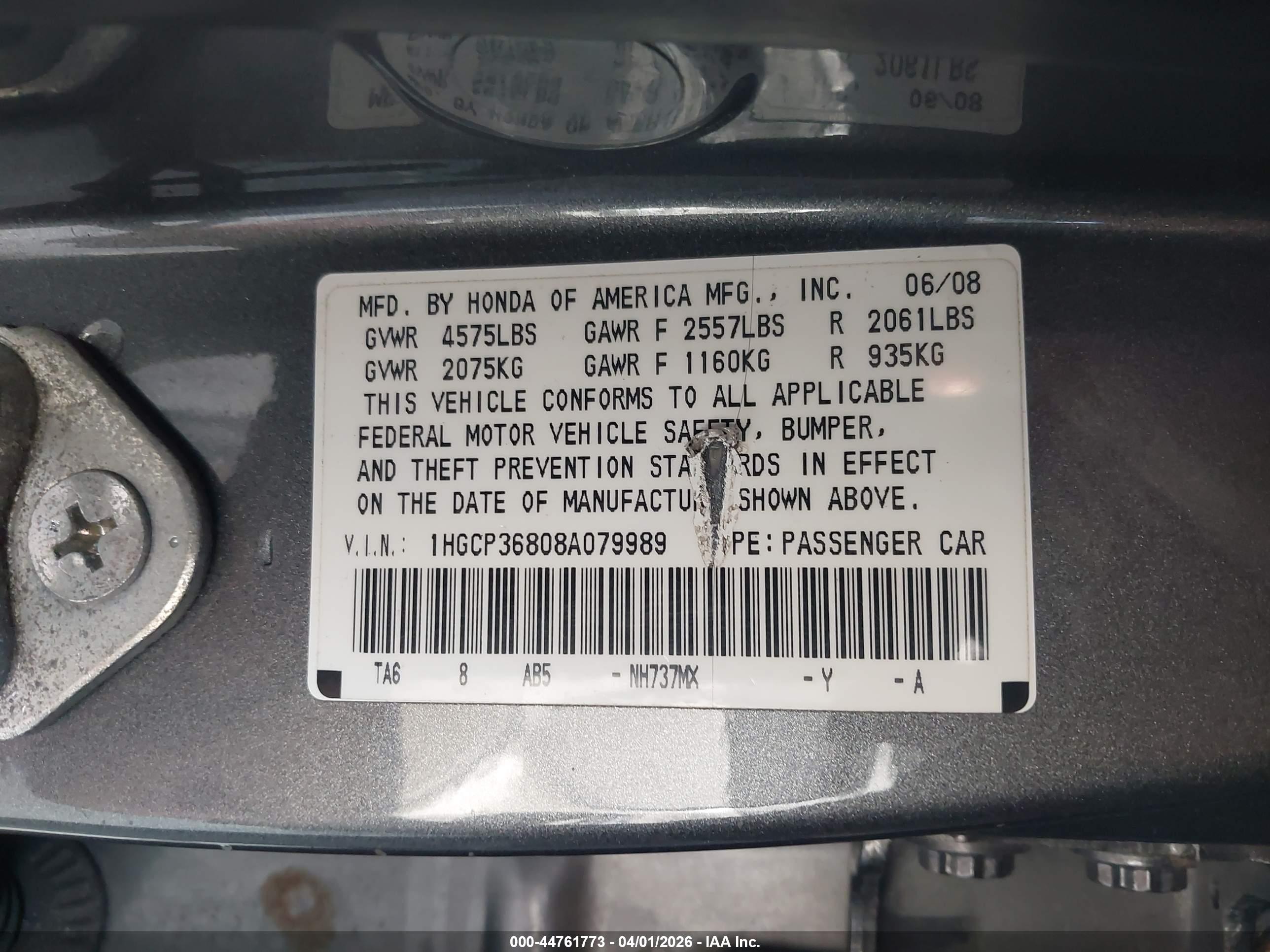 HONDA ACCORD image 9