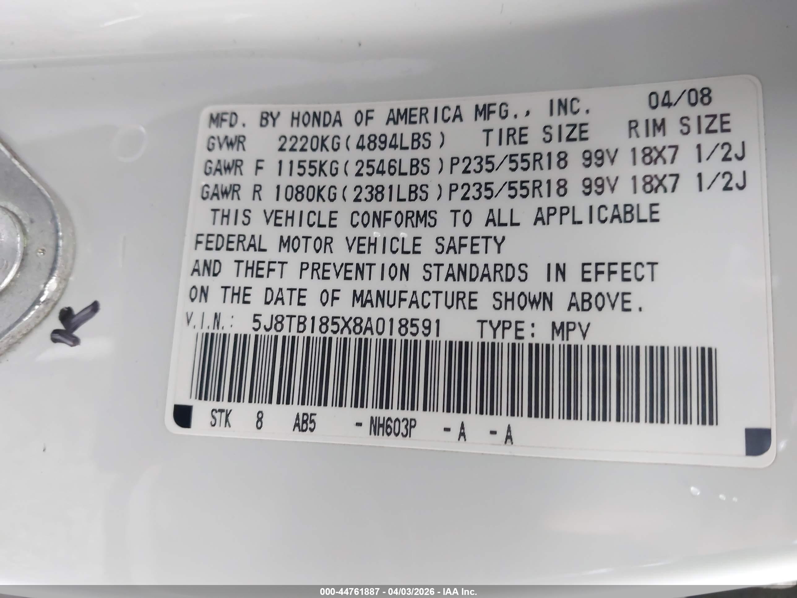 ACURA RDX image 9