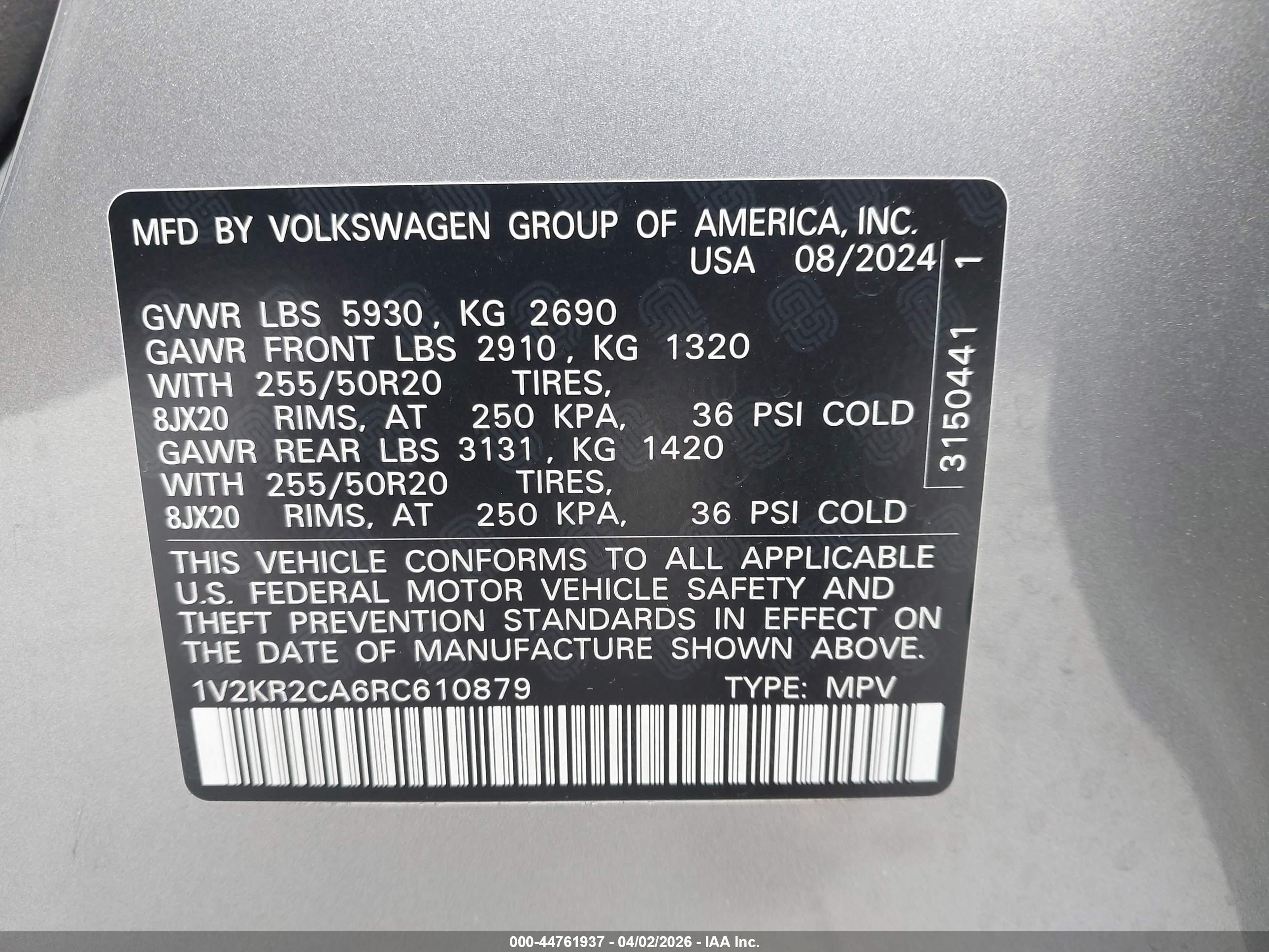 VOLKSWAGEN ATLAS image 9
