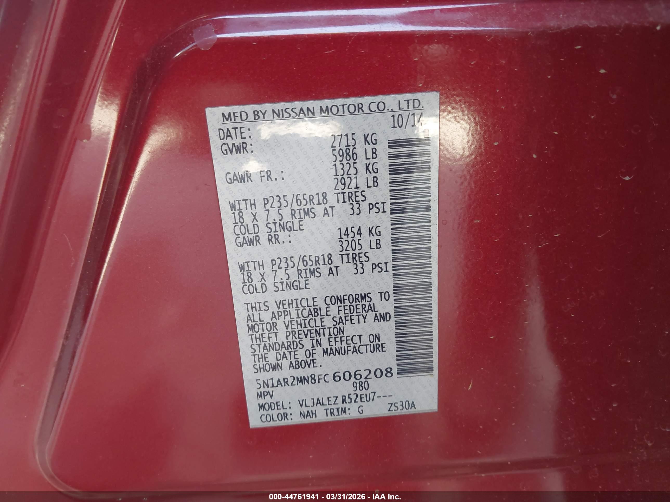 NISSAN PATHFINDER image 9