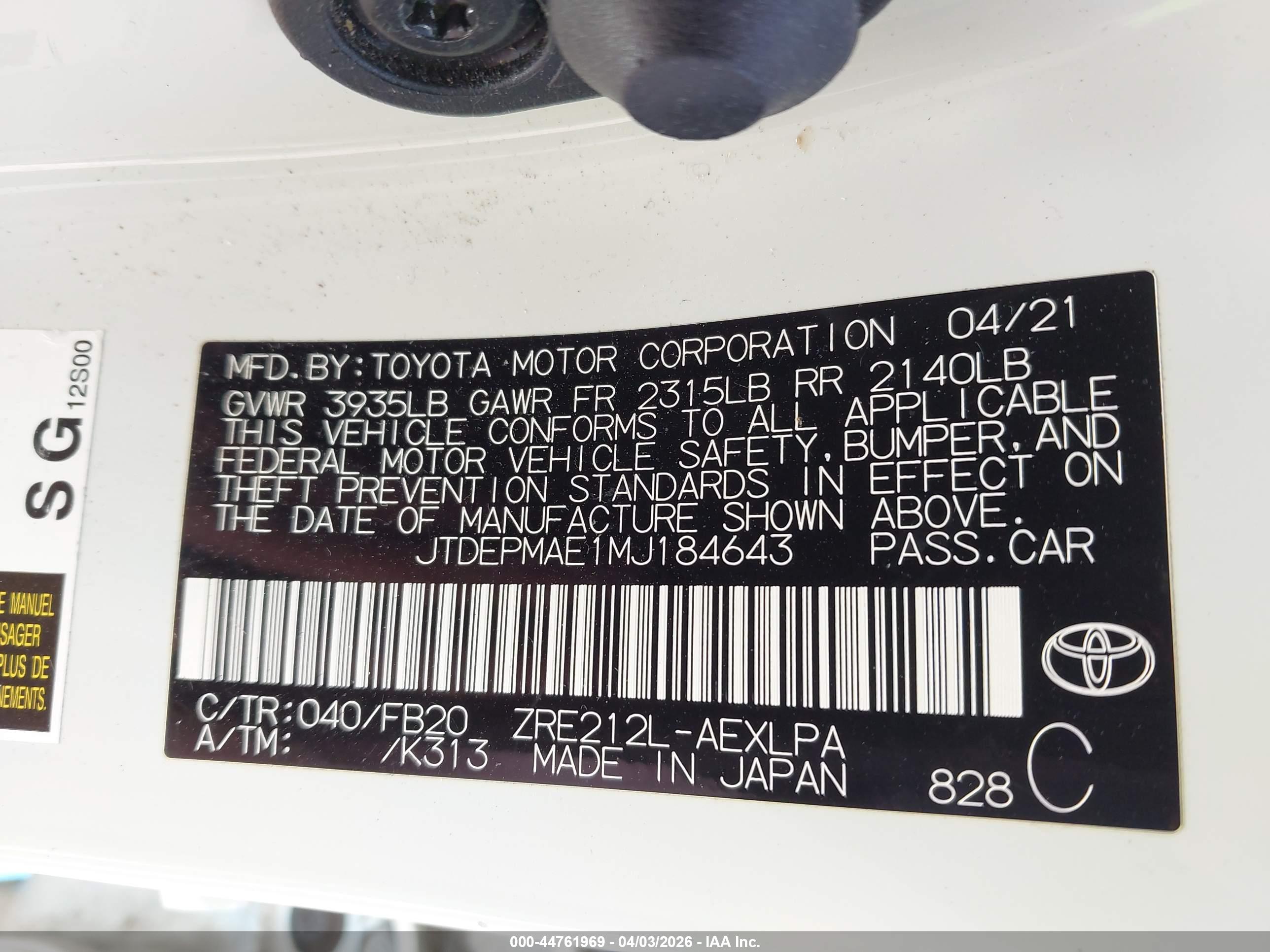 TOYOTA COROLLA image 9