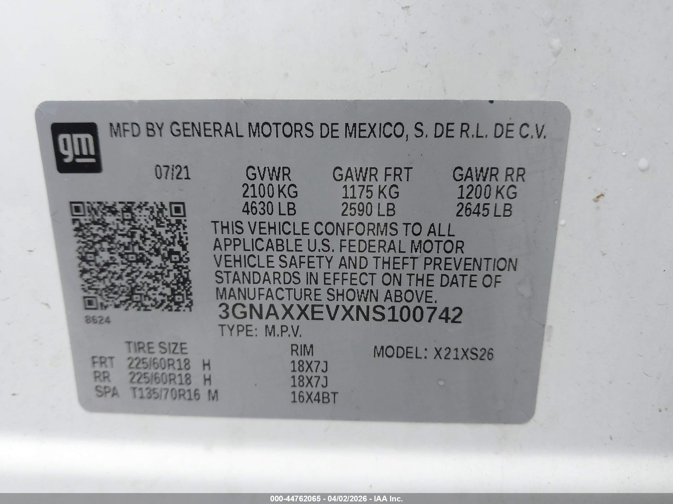 CHEVROLET EQUINOX image 9