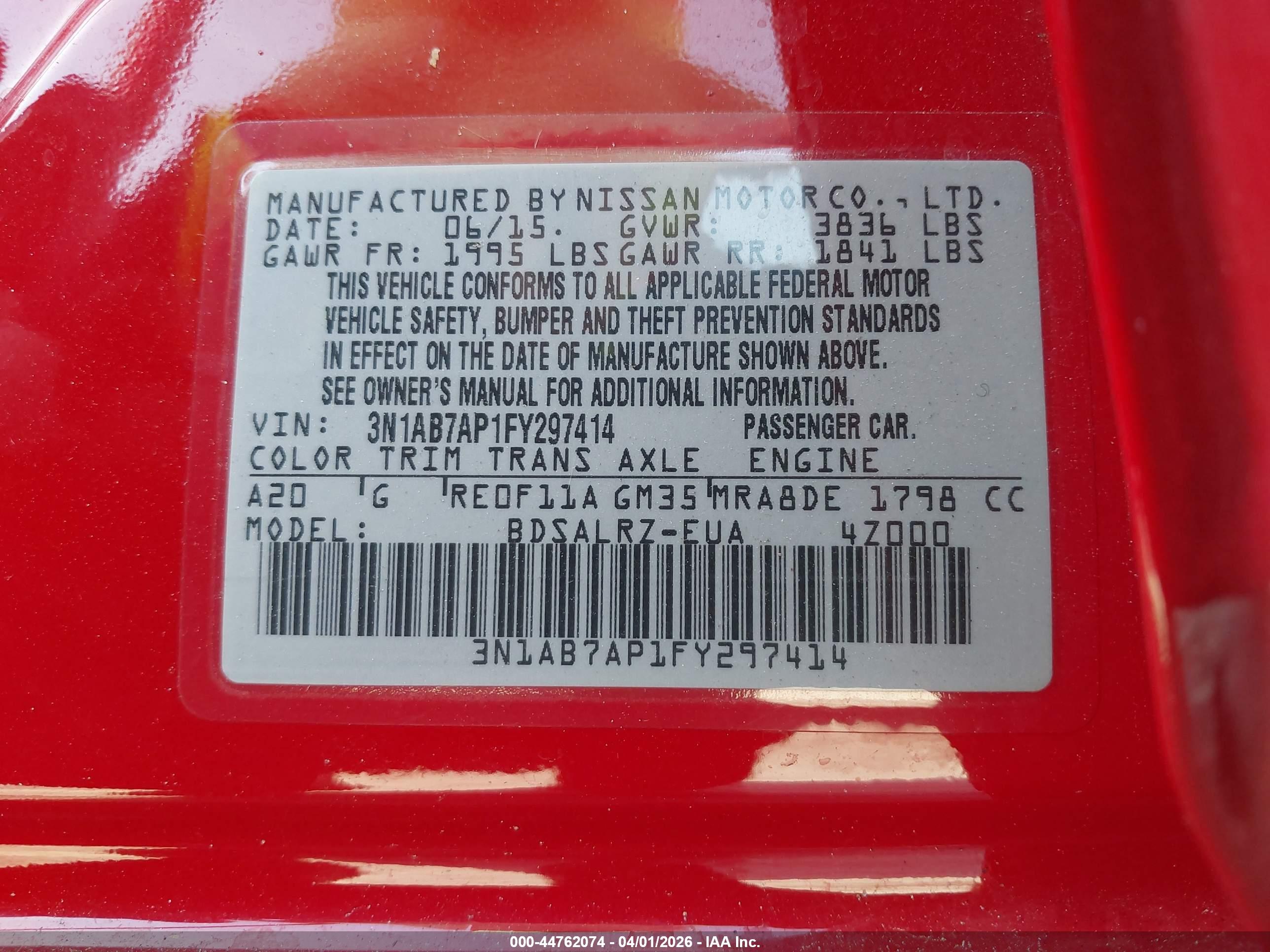 NISSAN SENTRA image 9