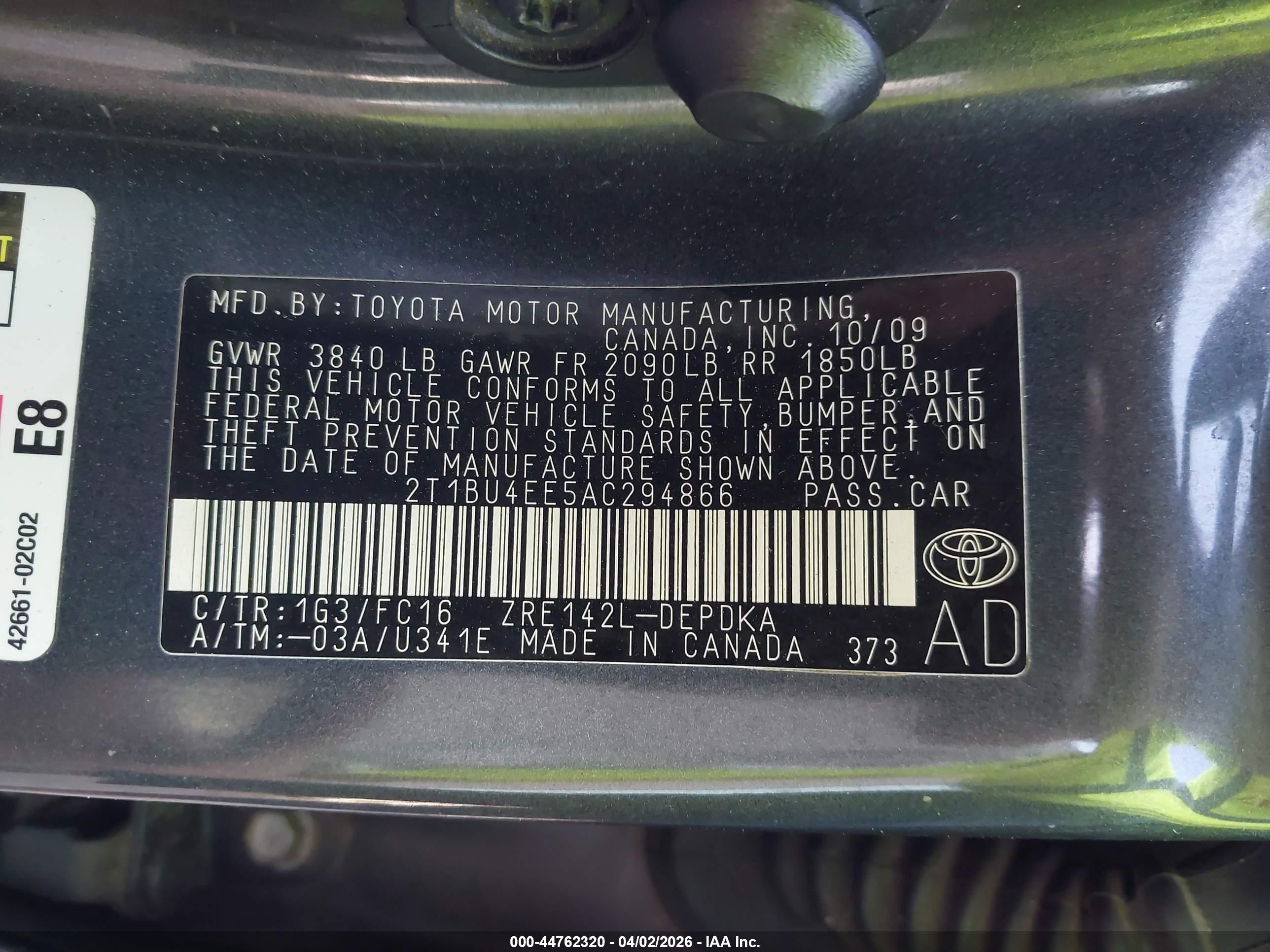 TOYOTA COROLLA image 9