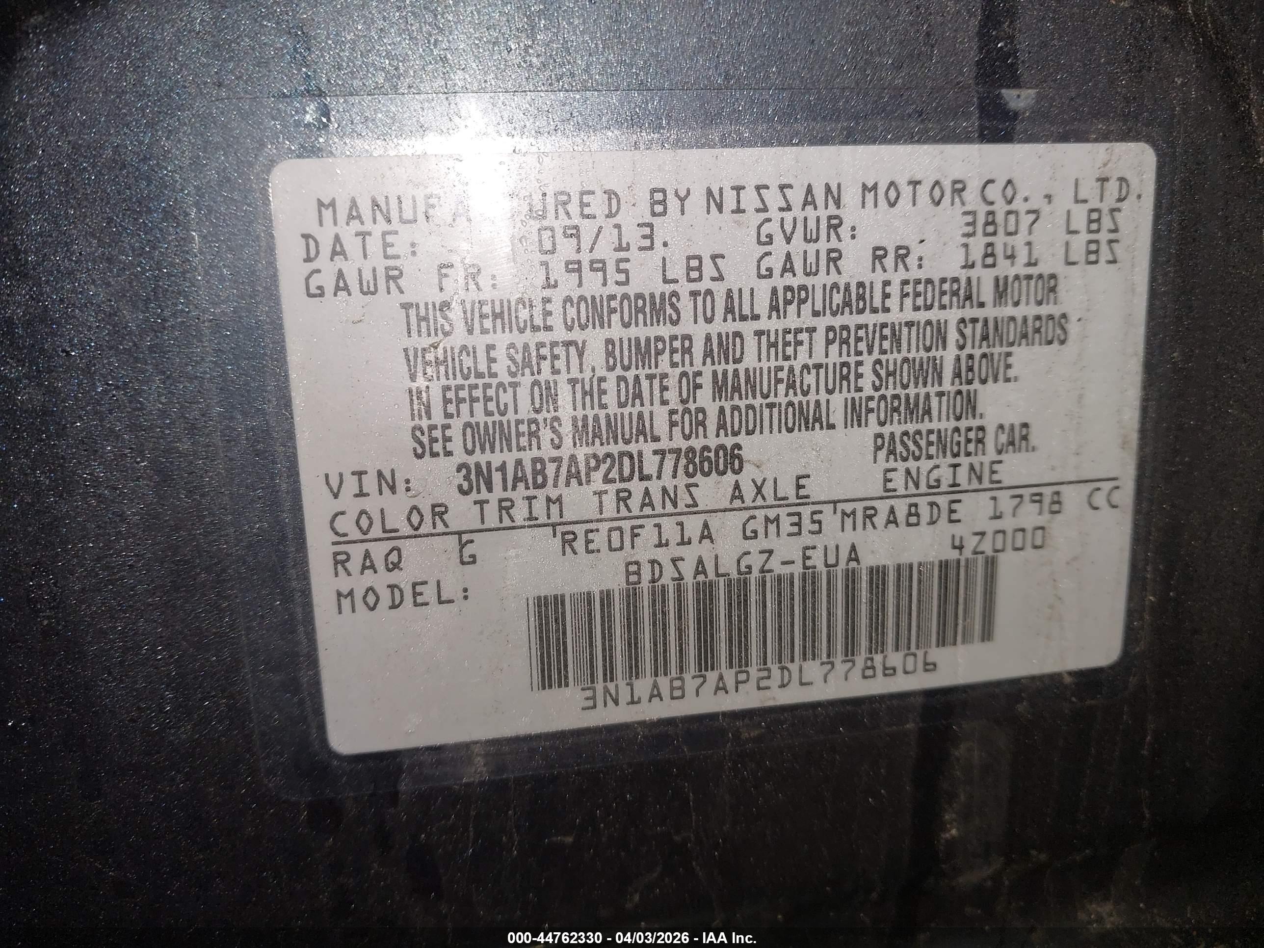 NISSAN SENTRA image 9