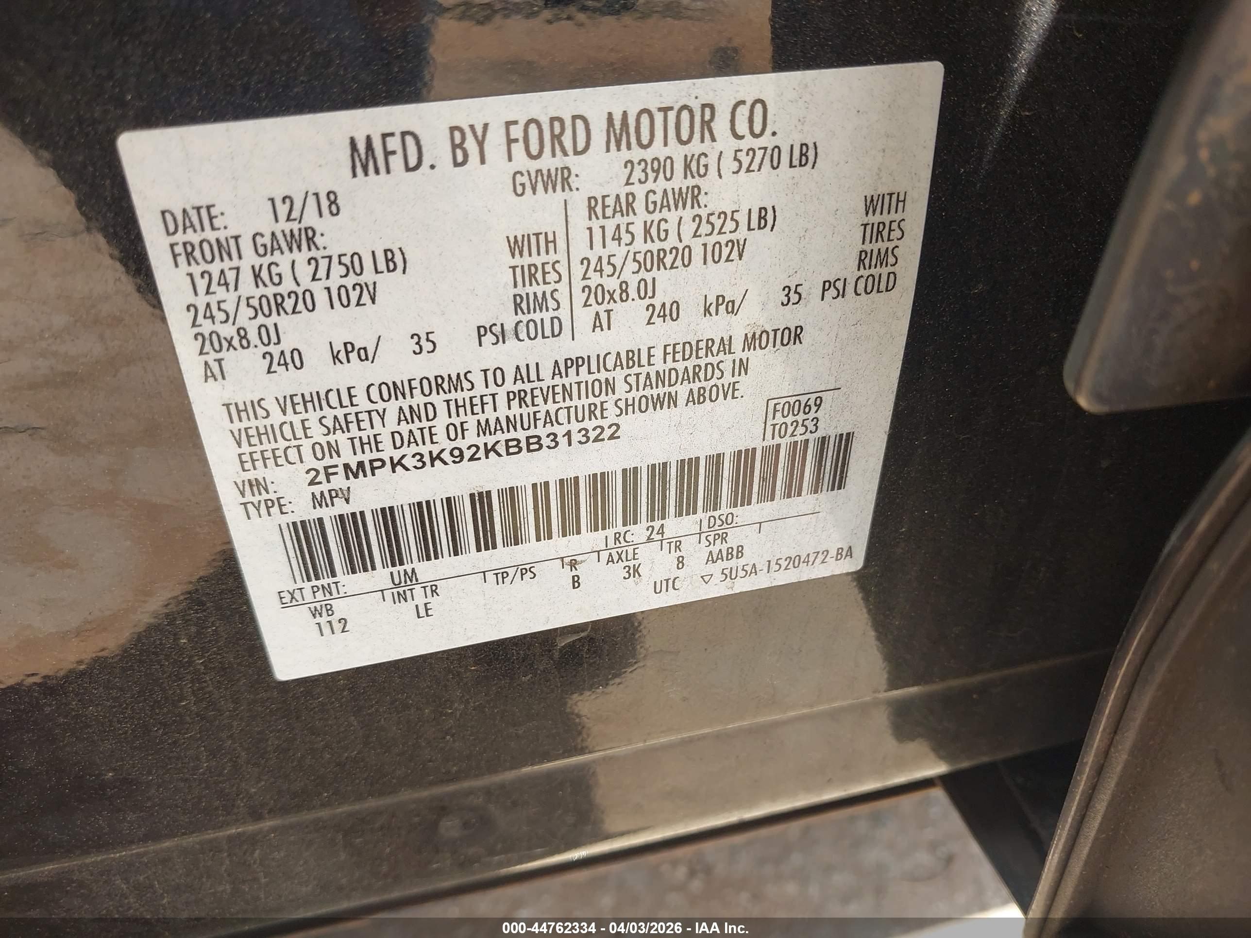 FORD EDGE image 9