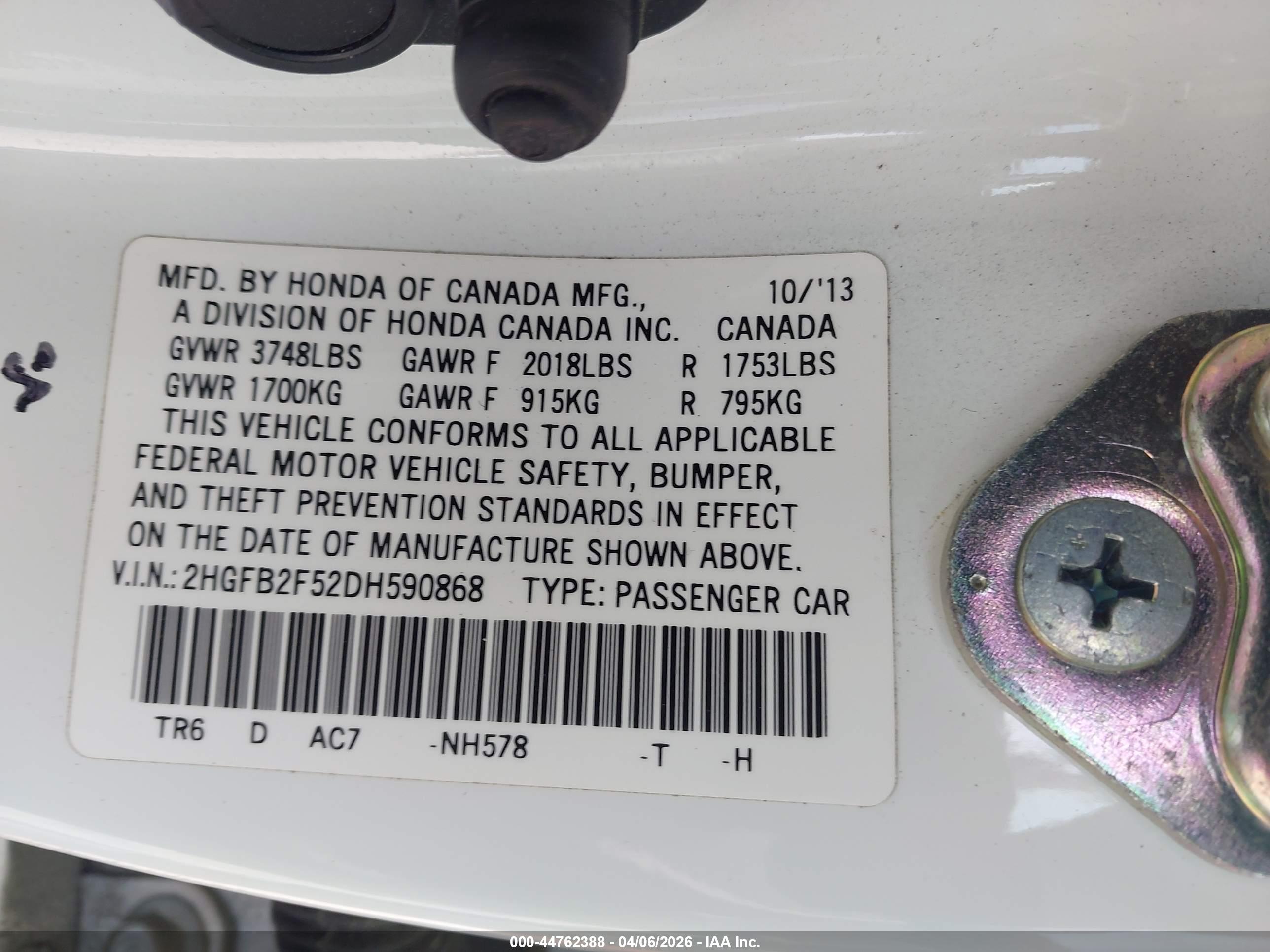 HONDA CIVIC image 9