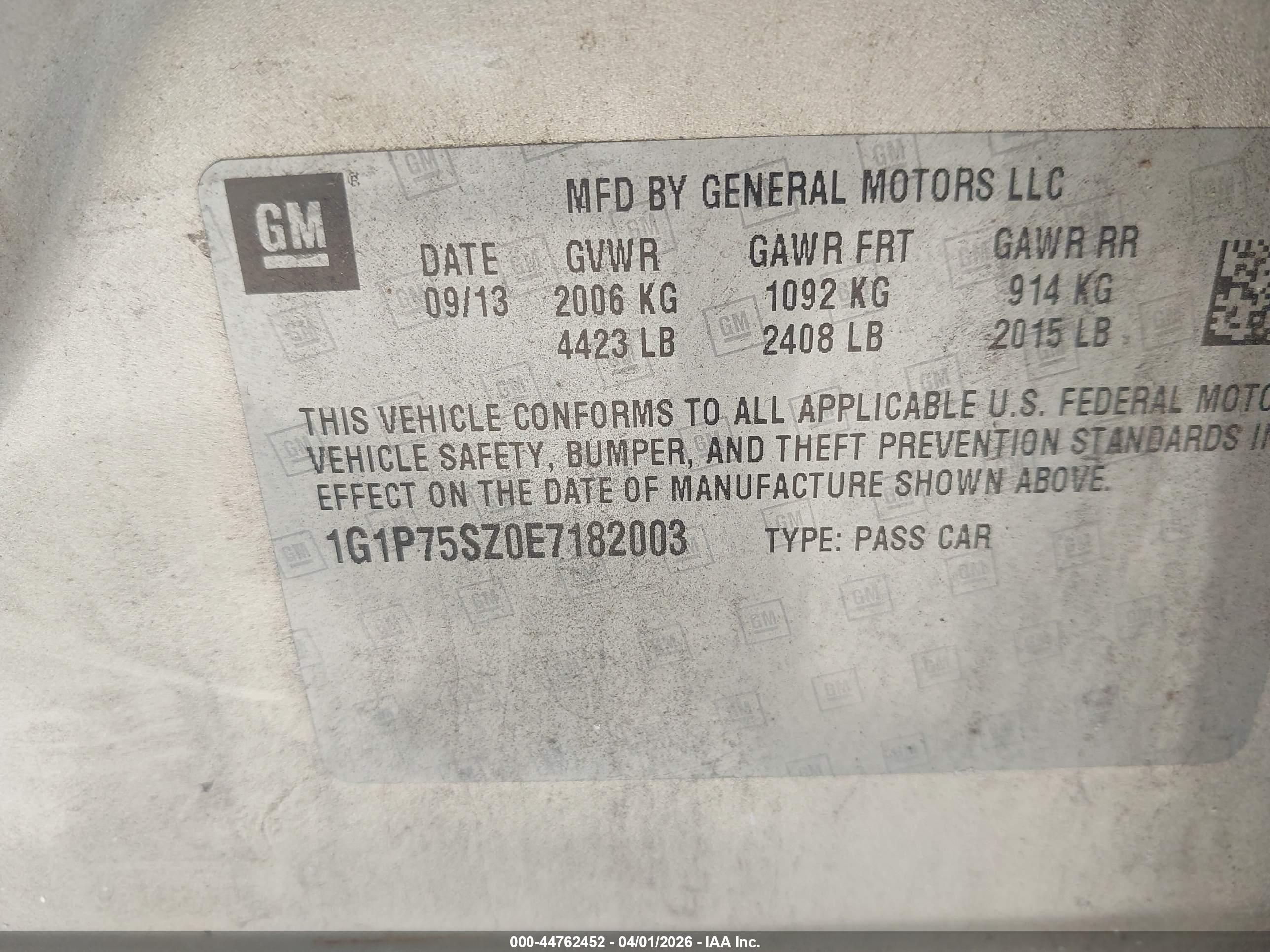 CHEVROLET CRUZE image 9