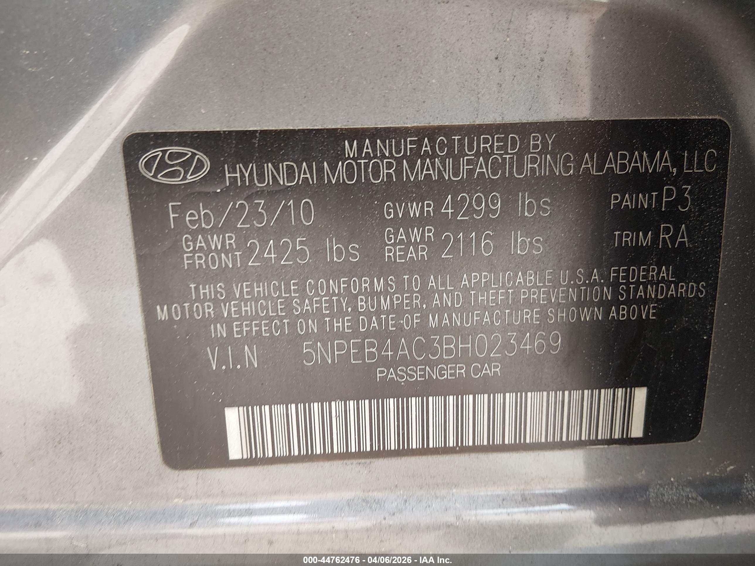 HYUNDAI SONATA image 9
